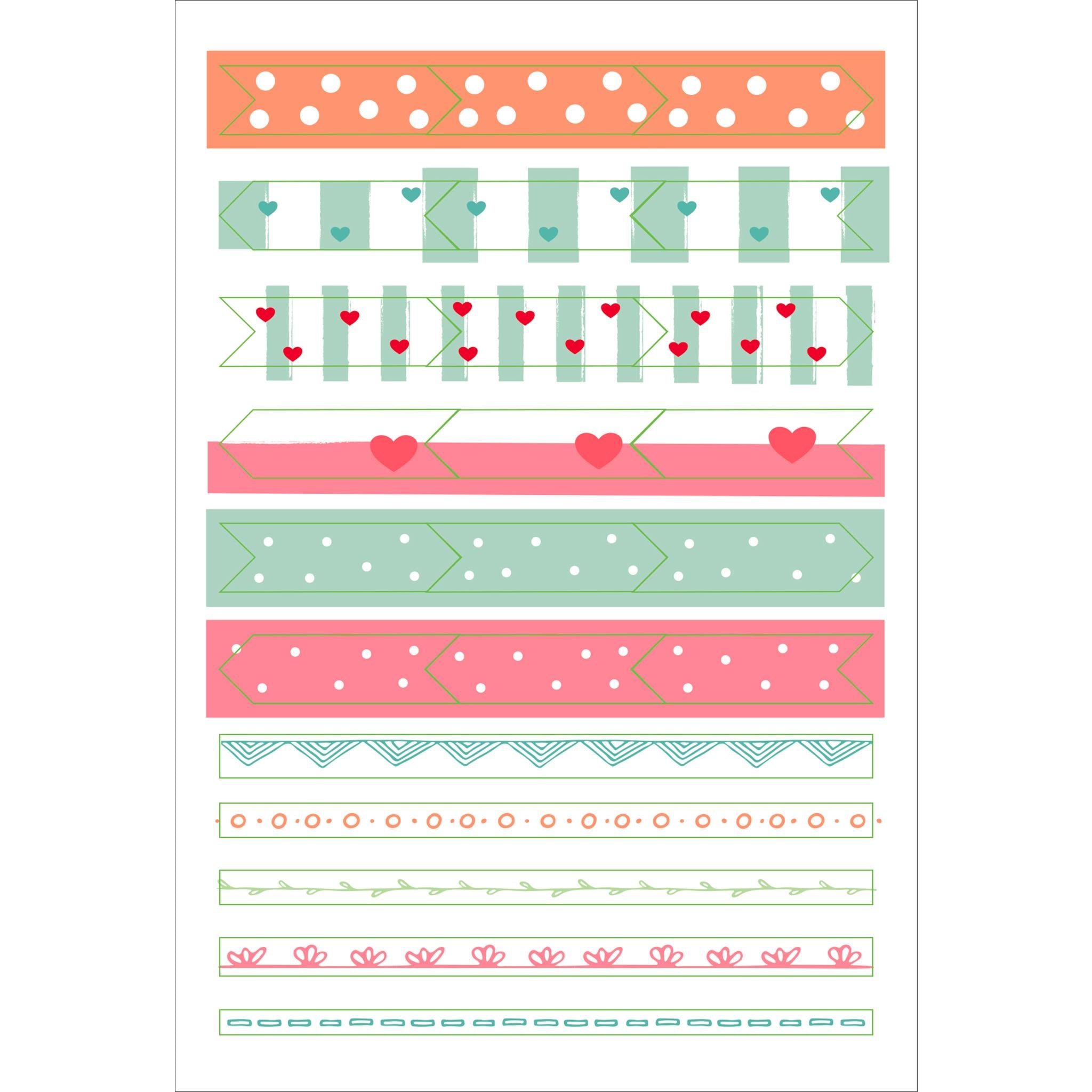 Dotted Journal Planner Stickers