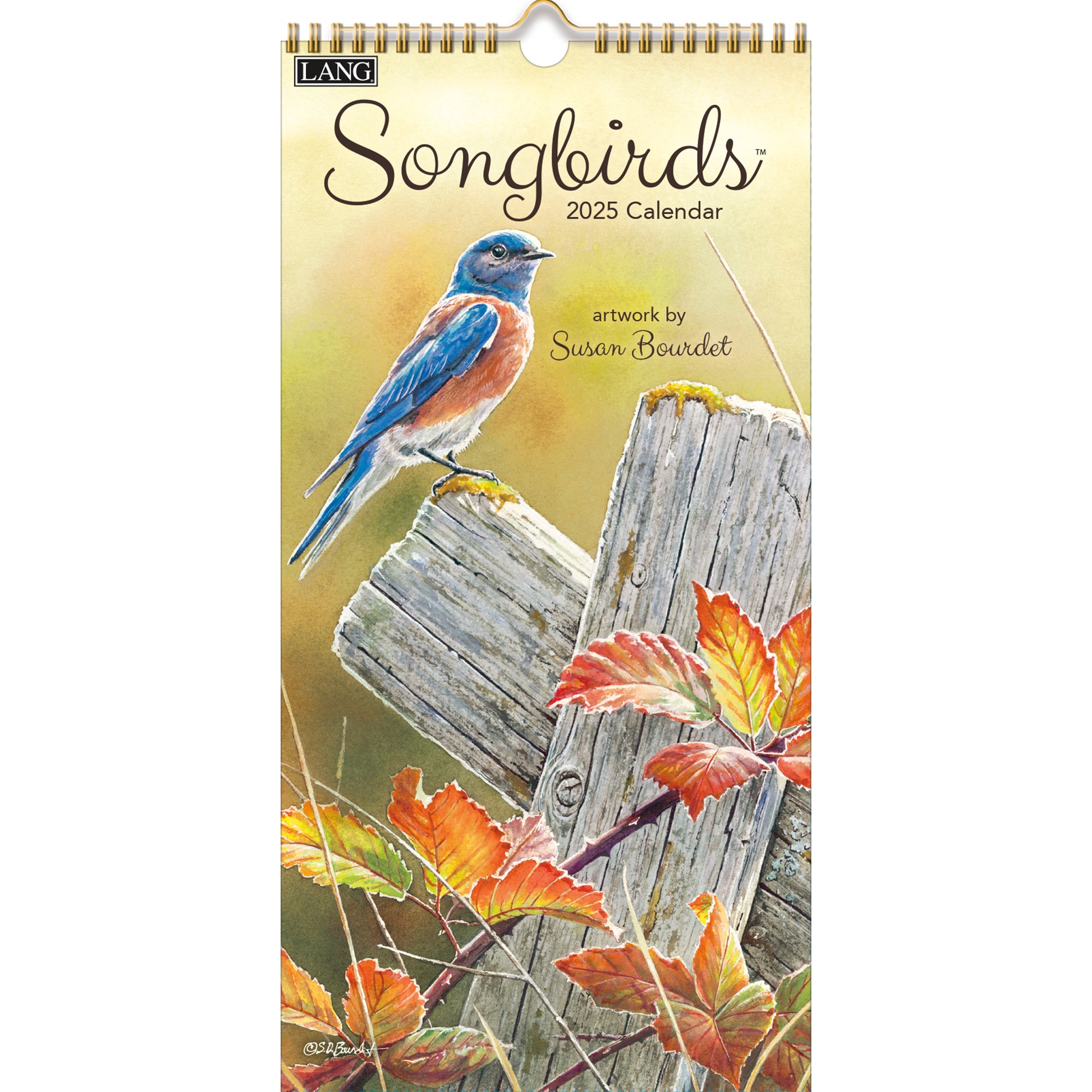 Songbirds Slim 2025 Calendar product image | Calendar Club Canada