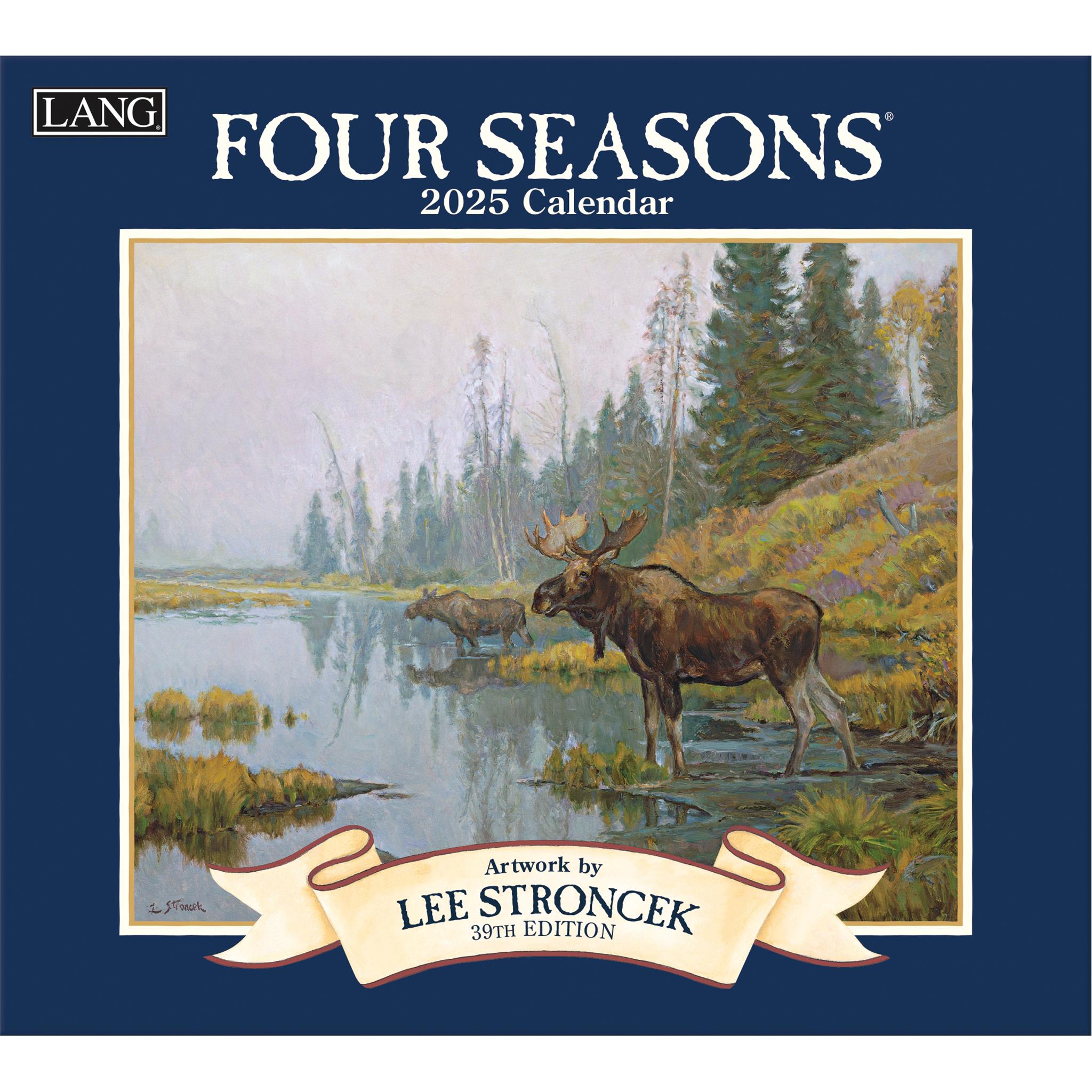 Four Seasons Wall 2025 Calendar