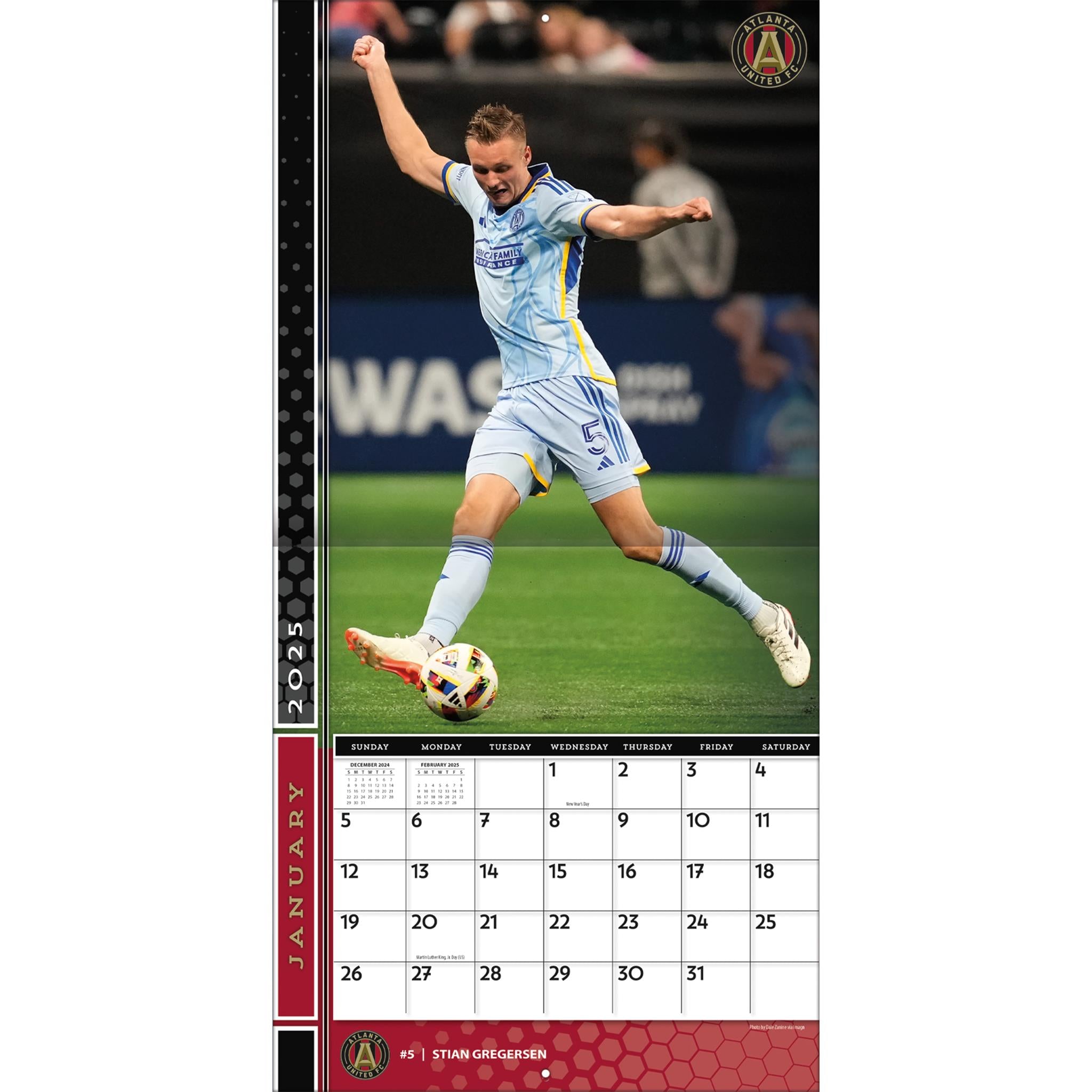 MLS Atlanta United Wall 2025 Calendar - Online Exclusive