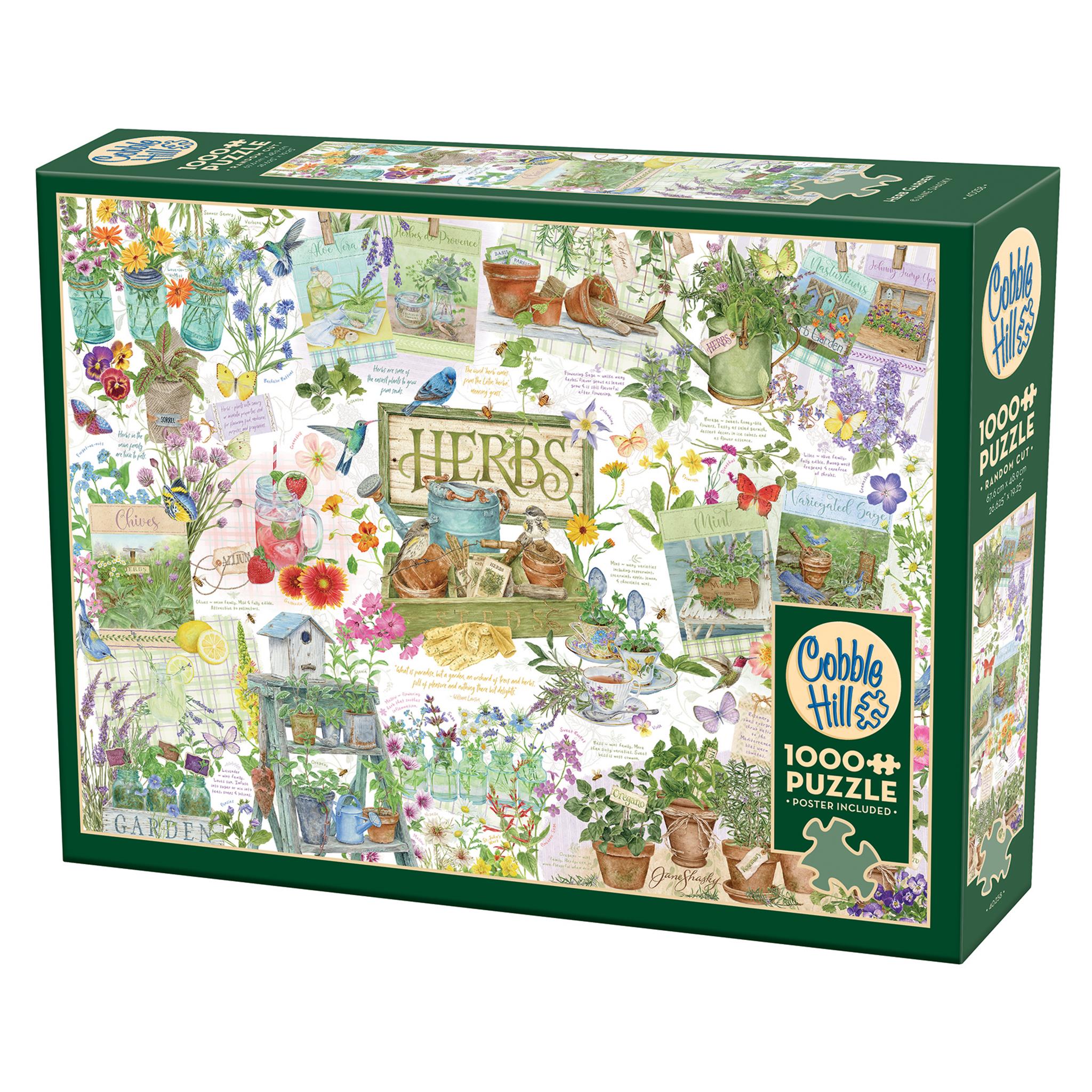 Herb Garden 1000 Piece Puzzle Cobble Hill