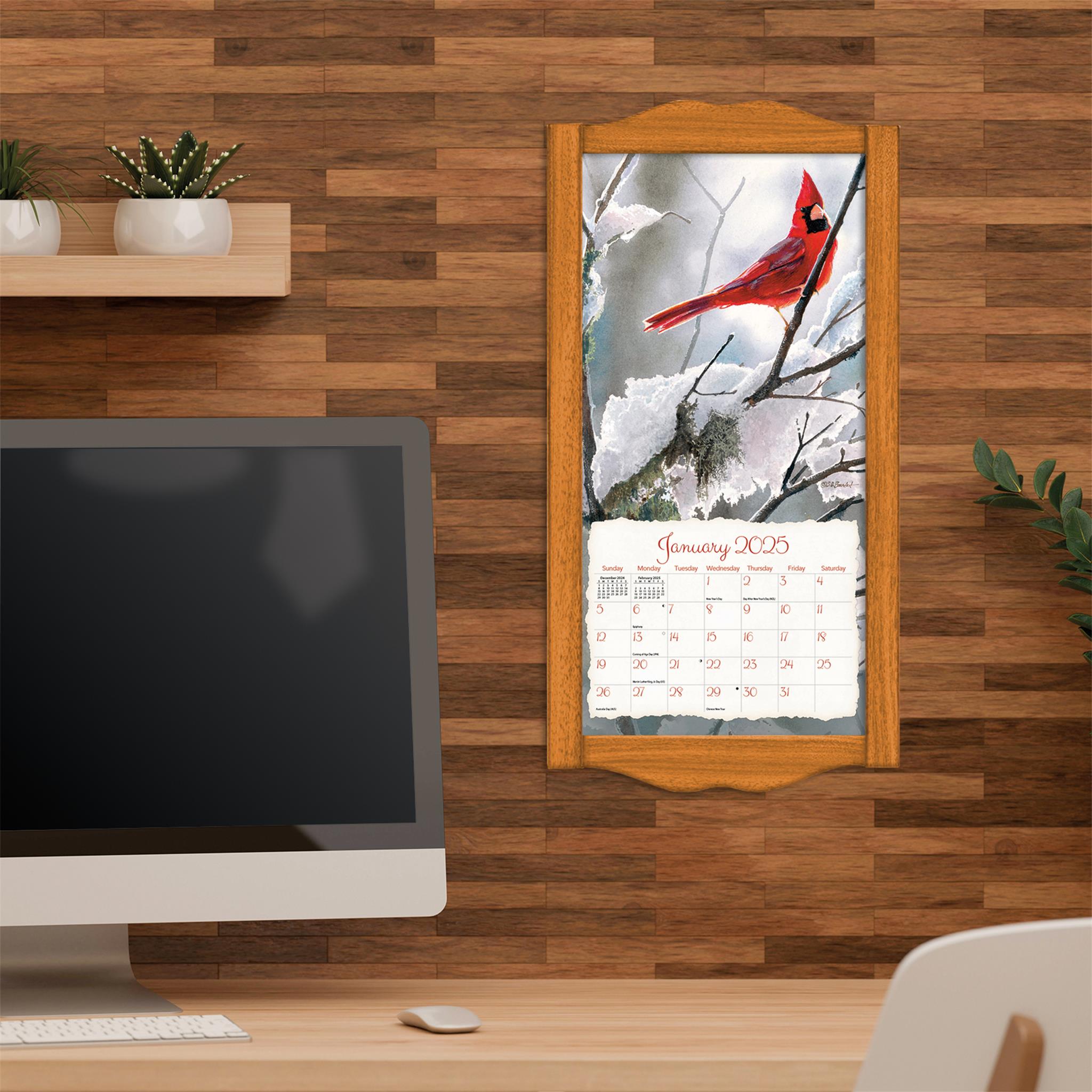 Songbirds Slim 2025 Calendar product image | Calendar Club Canada