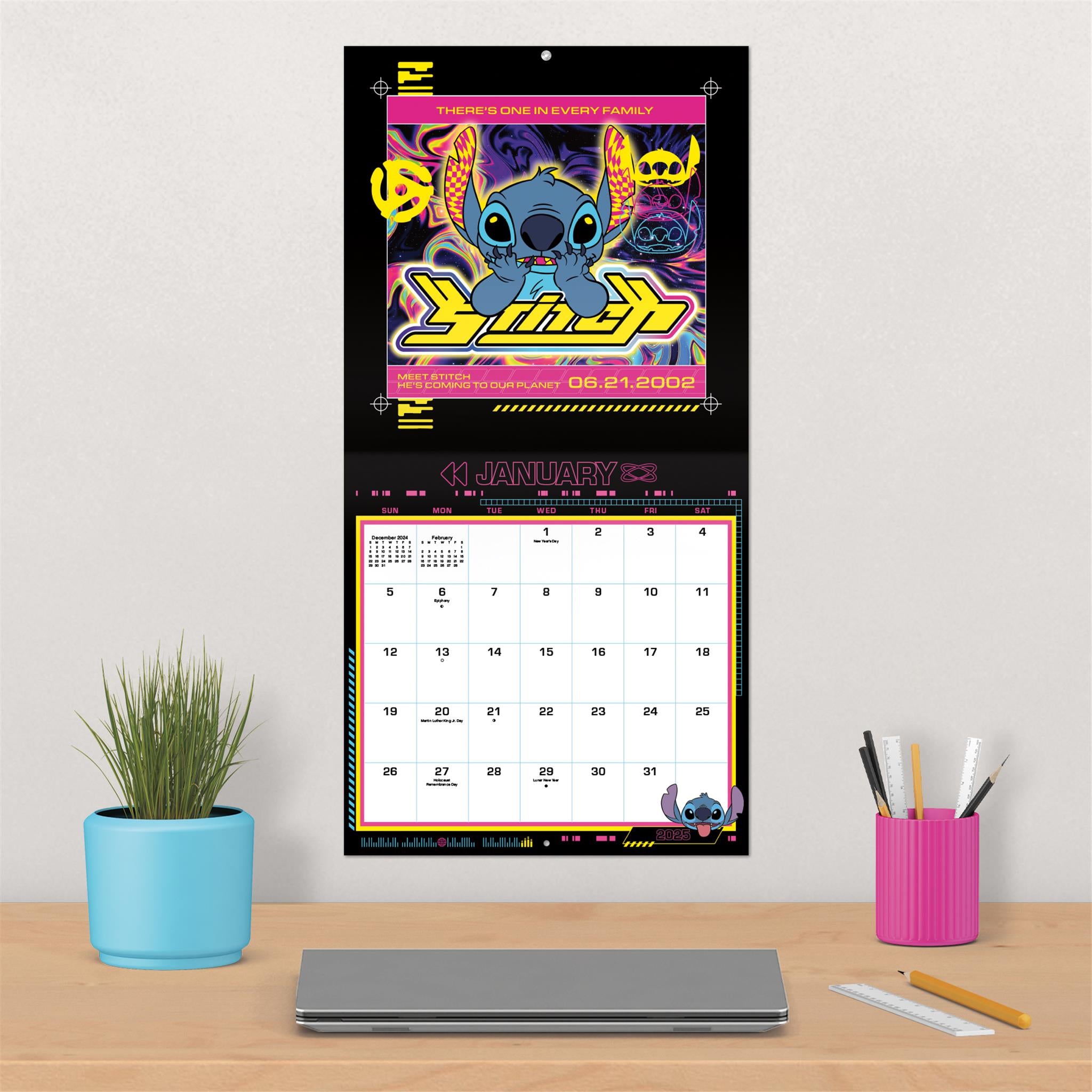 Stitch Wall 2025 Calendar - Online Exclusive