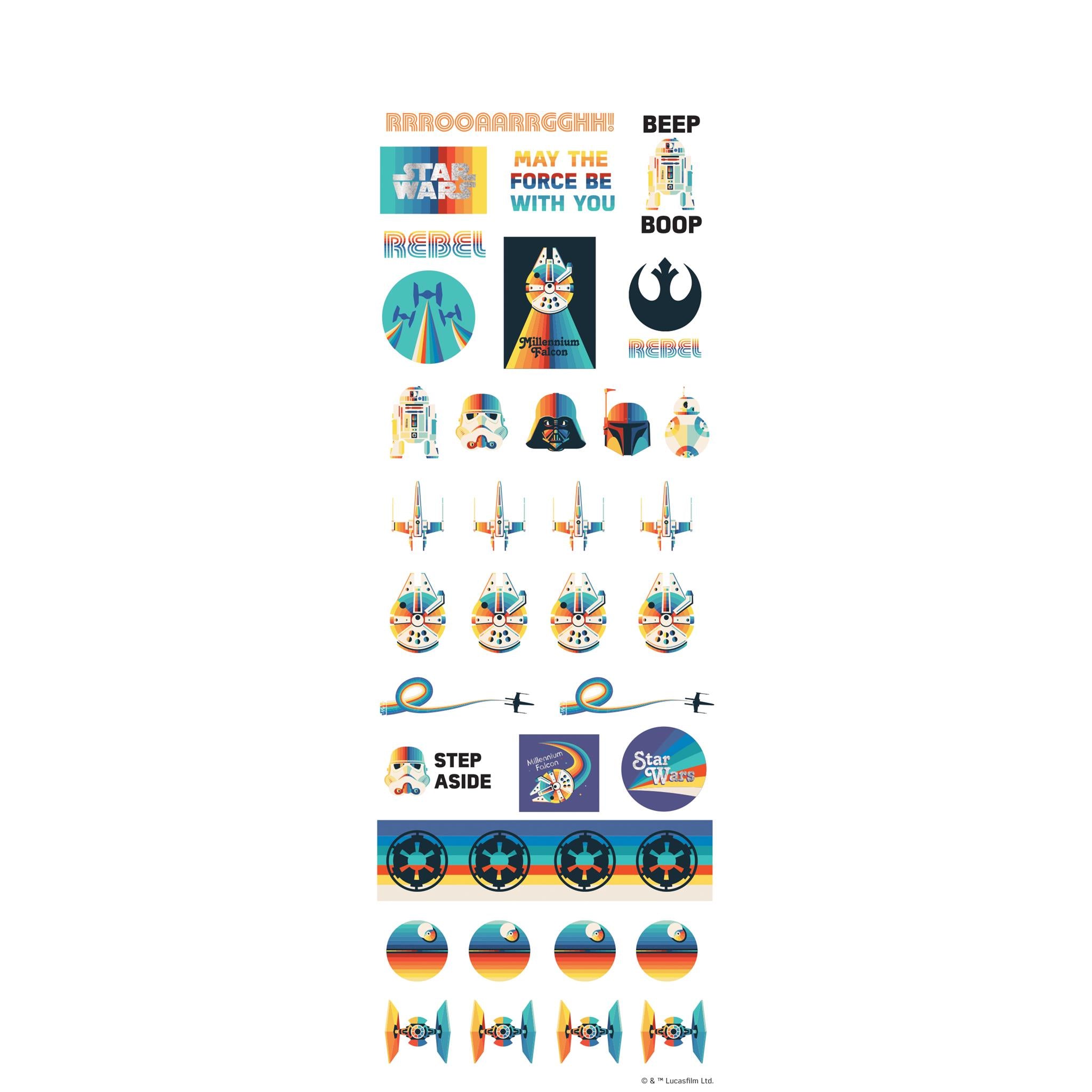 Star Wars Calendar Reminder Stickers