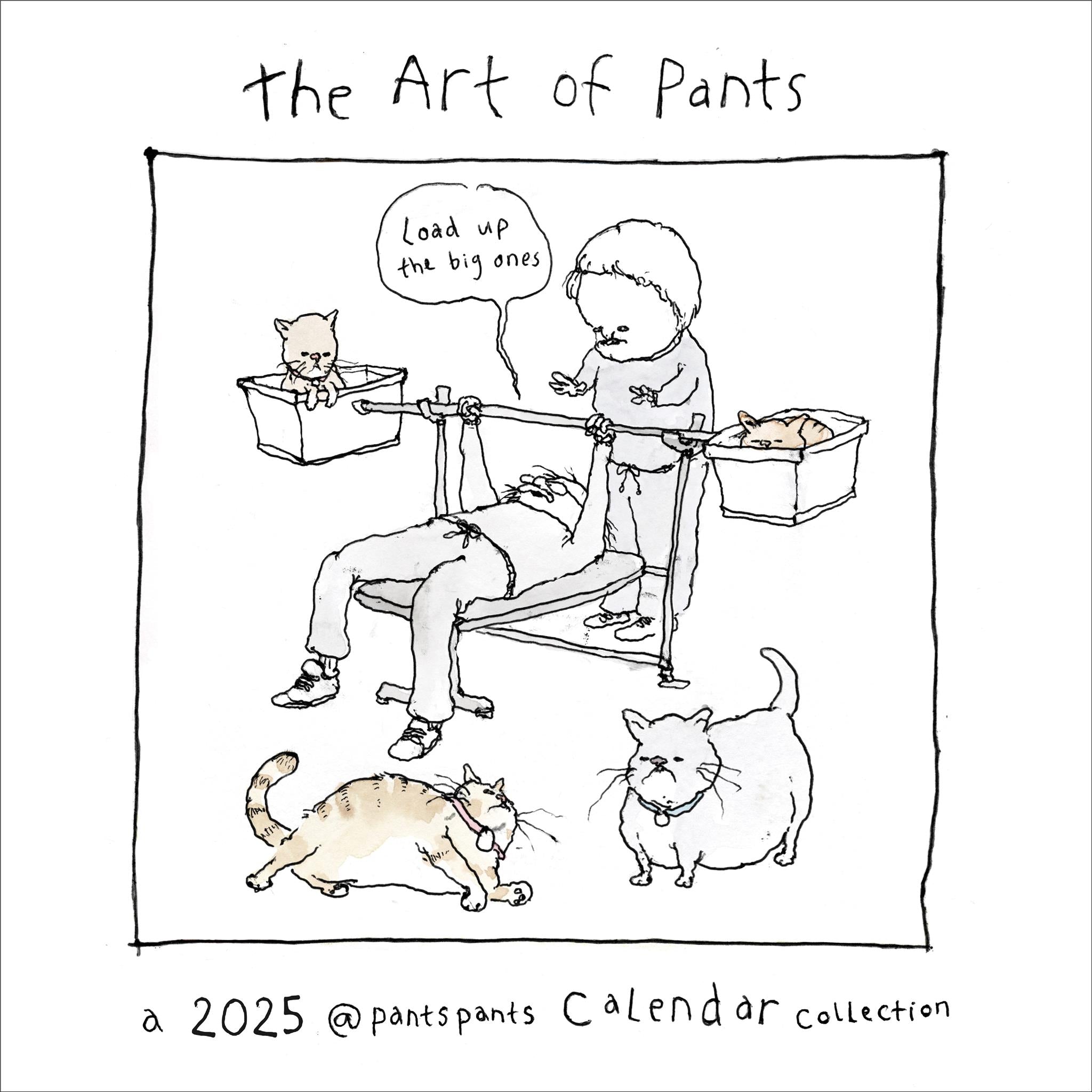 Art Of Pants Wall 2025 Calendar - Online Exclusive