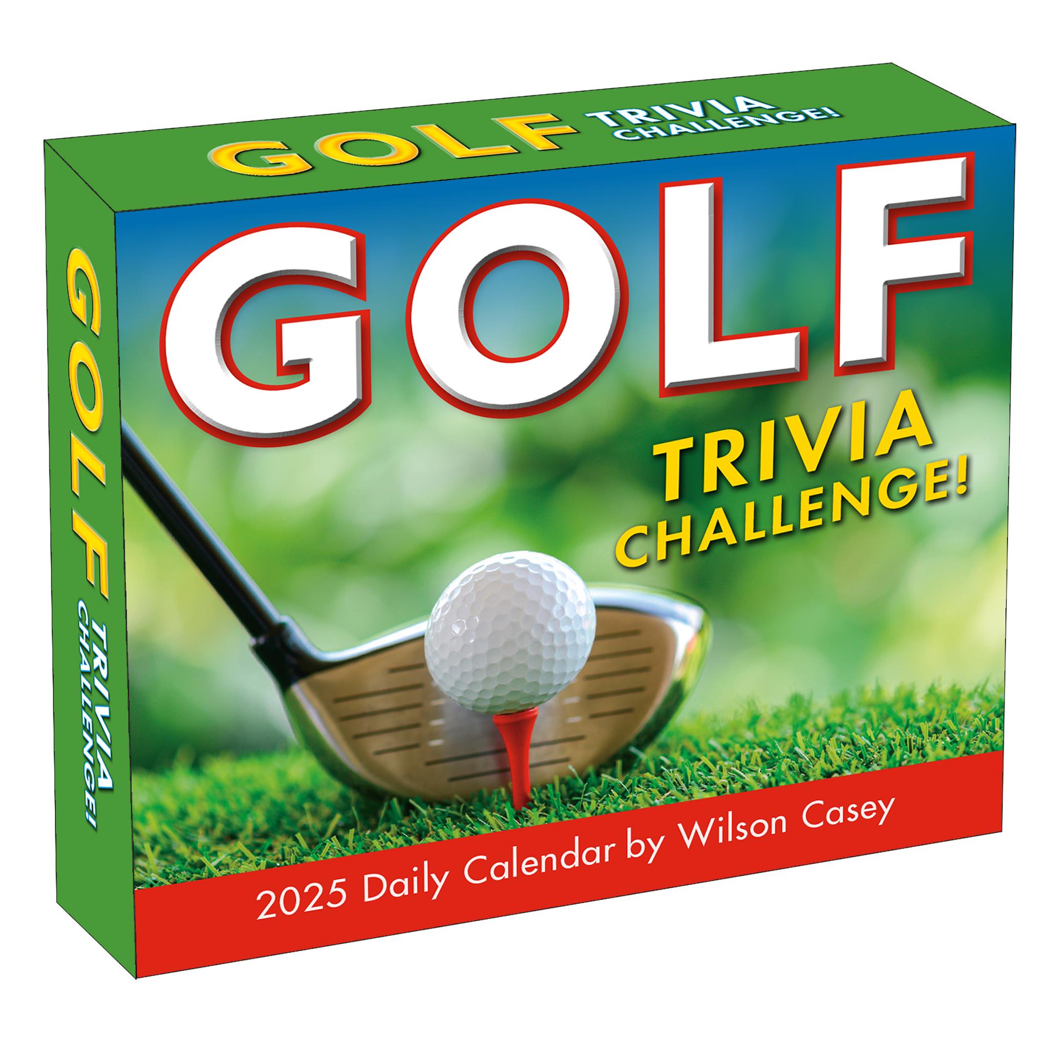 Golf Trivia Challenge Box 2025 Calendar - Online Exclusive