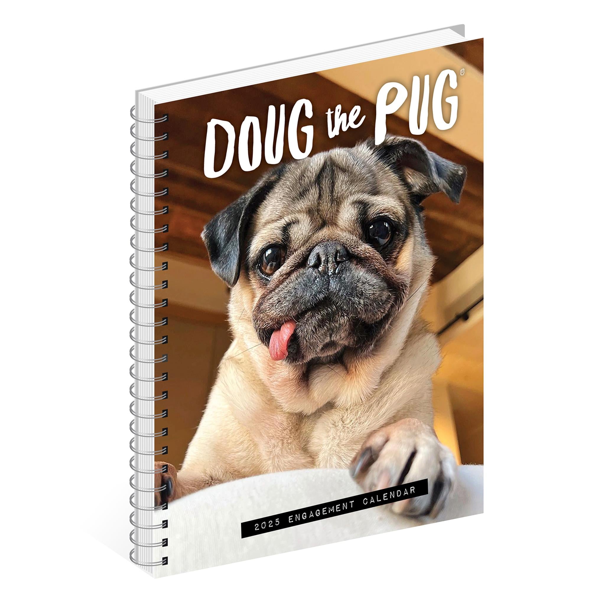 Doug The Pug Engagement 2025 Calendar - Online Exclusive