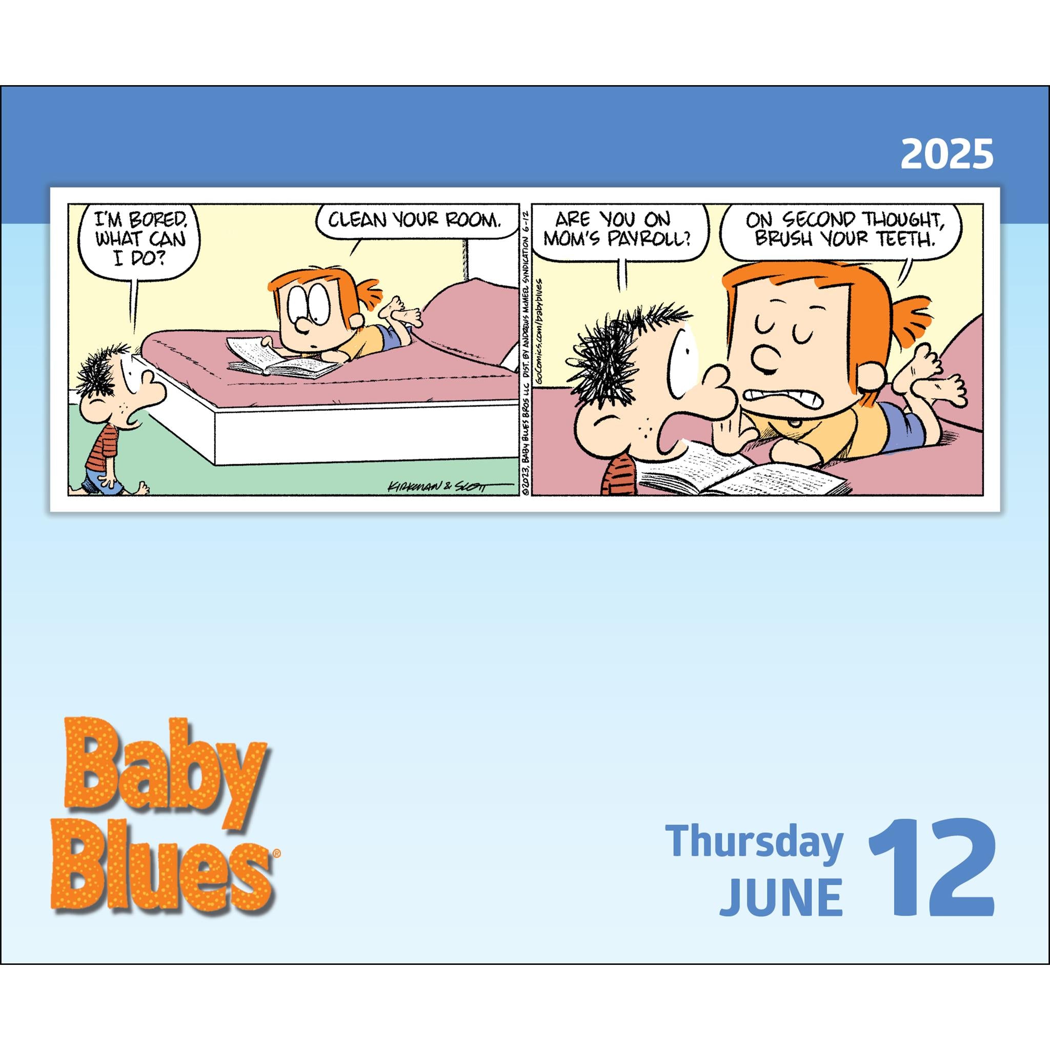 Baby Blues Box 2025 Calendar - Online Exclusive