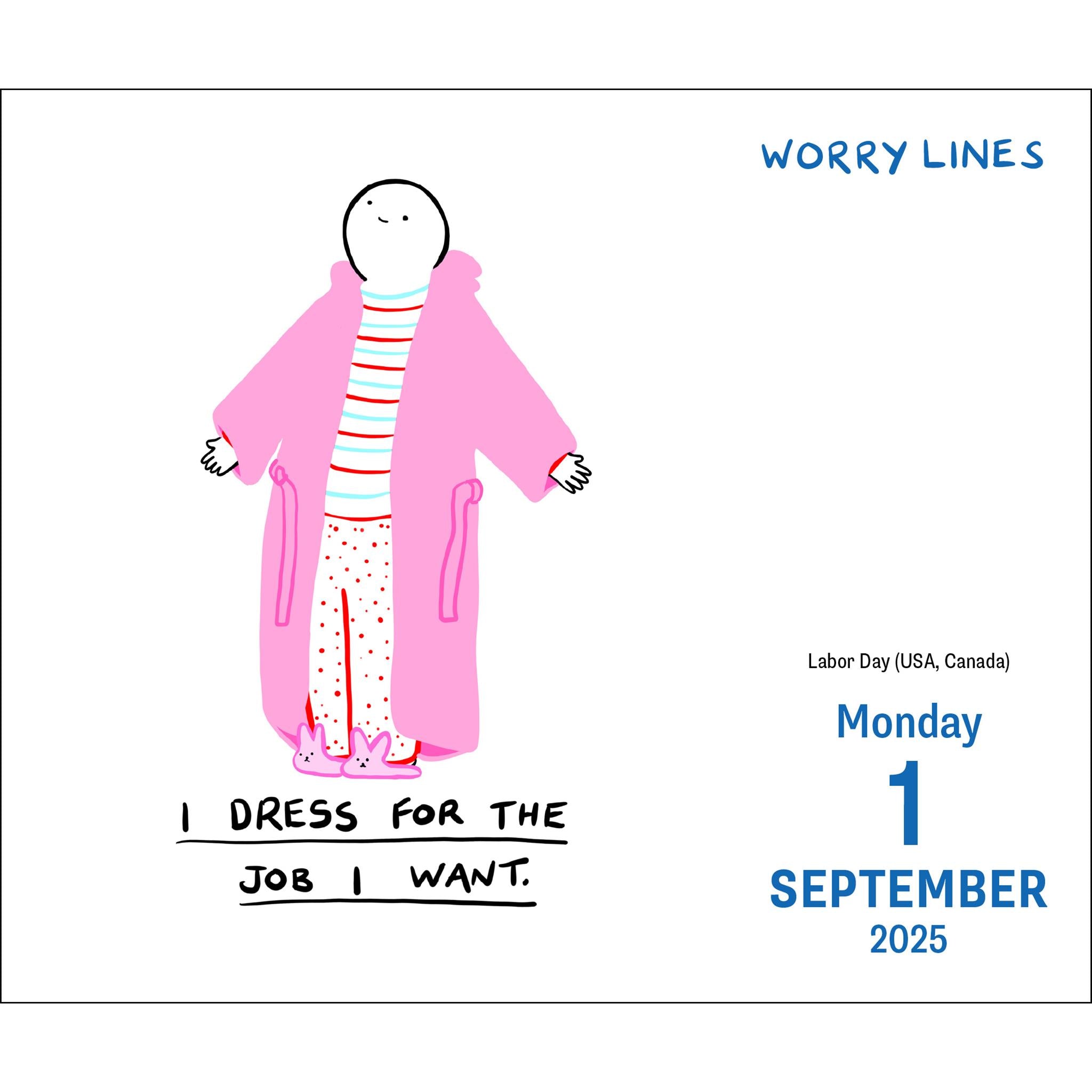 Worry Lines Box 2025 Calendar - Online Exclusive