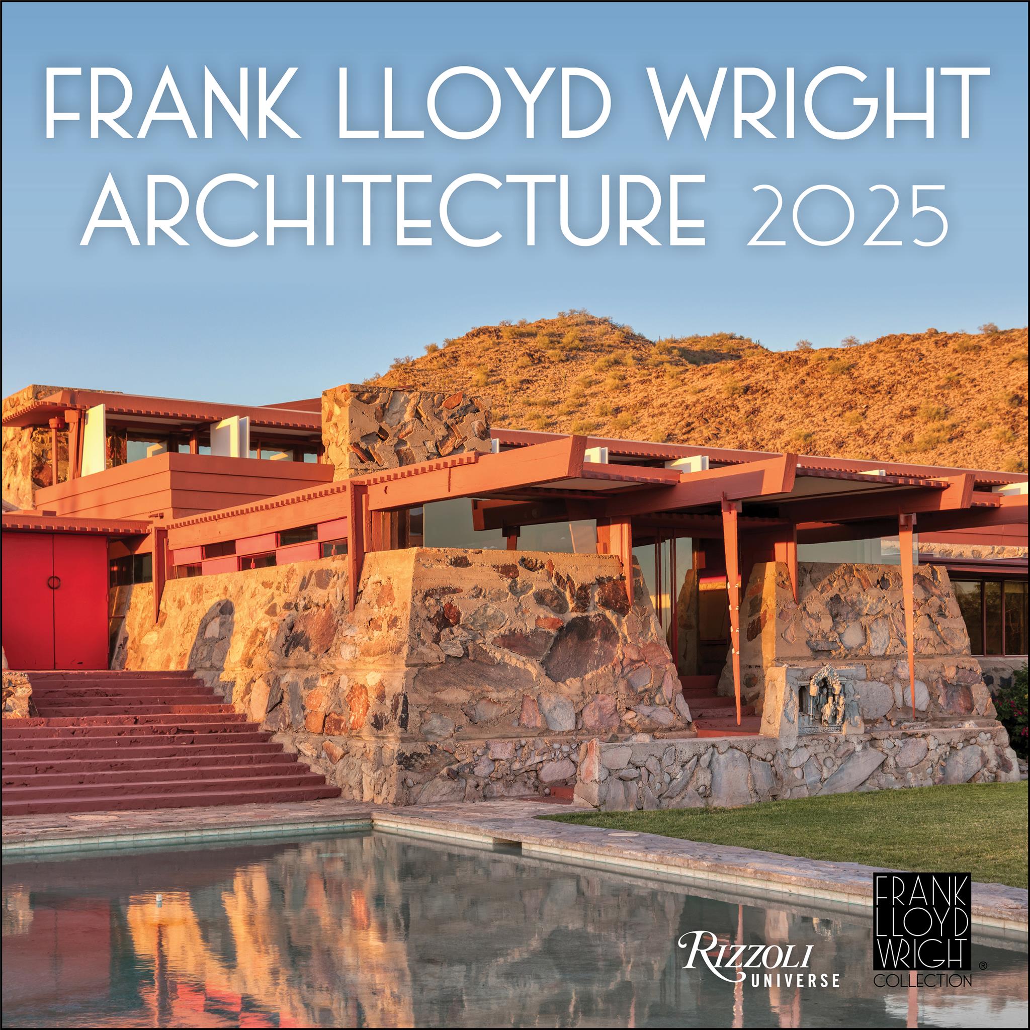 Frank Lloyd Wright Architecture Wall 2025 Calendar - Online Exclusive