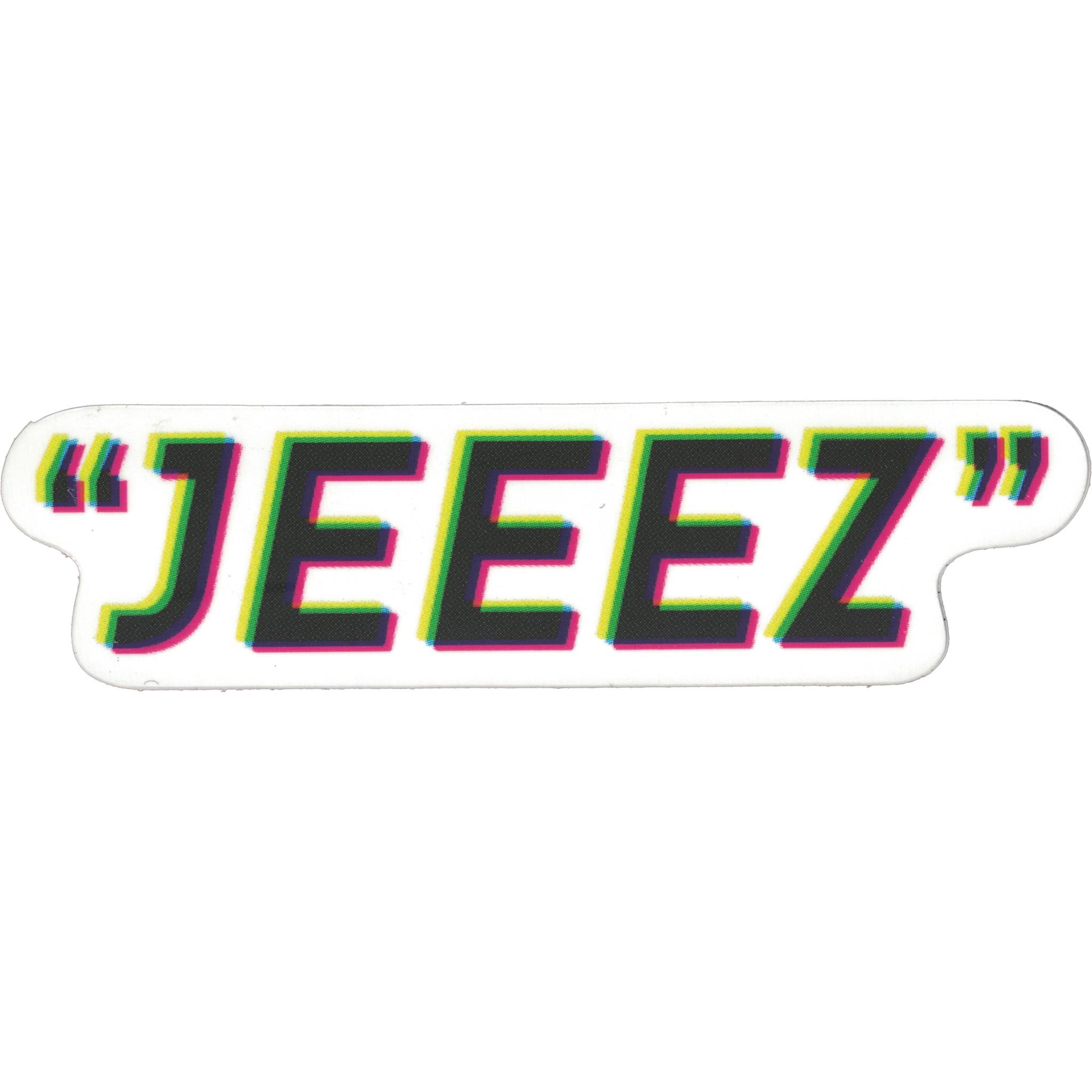 JEEEZ Vinyl Sticker - FINAL SALE