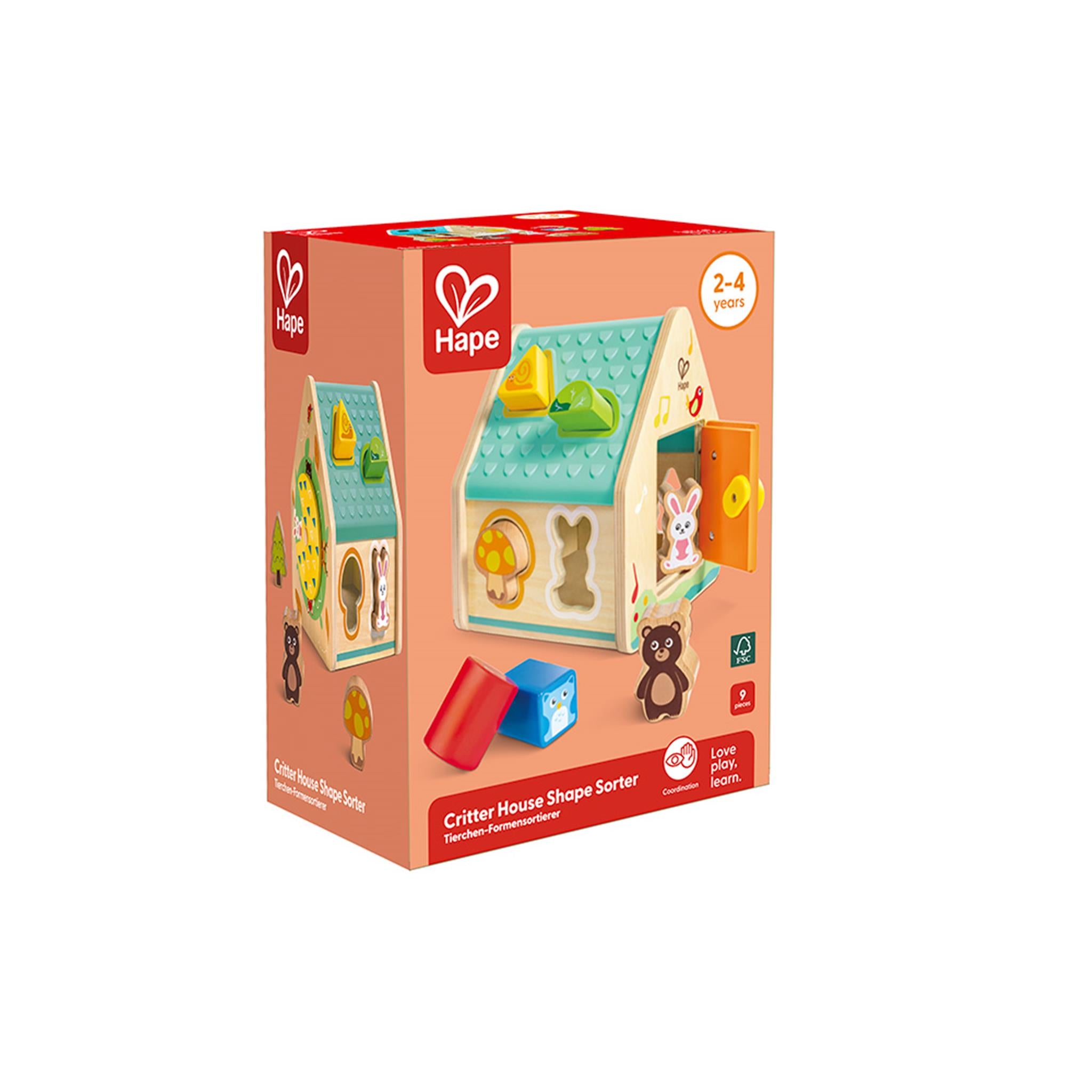 Critter House Shape Sorter