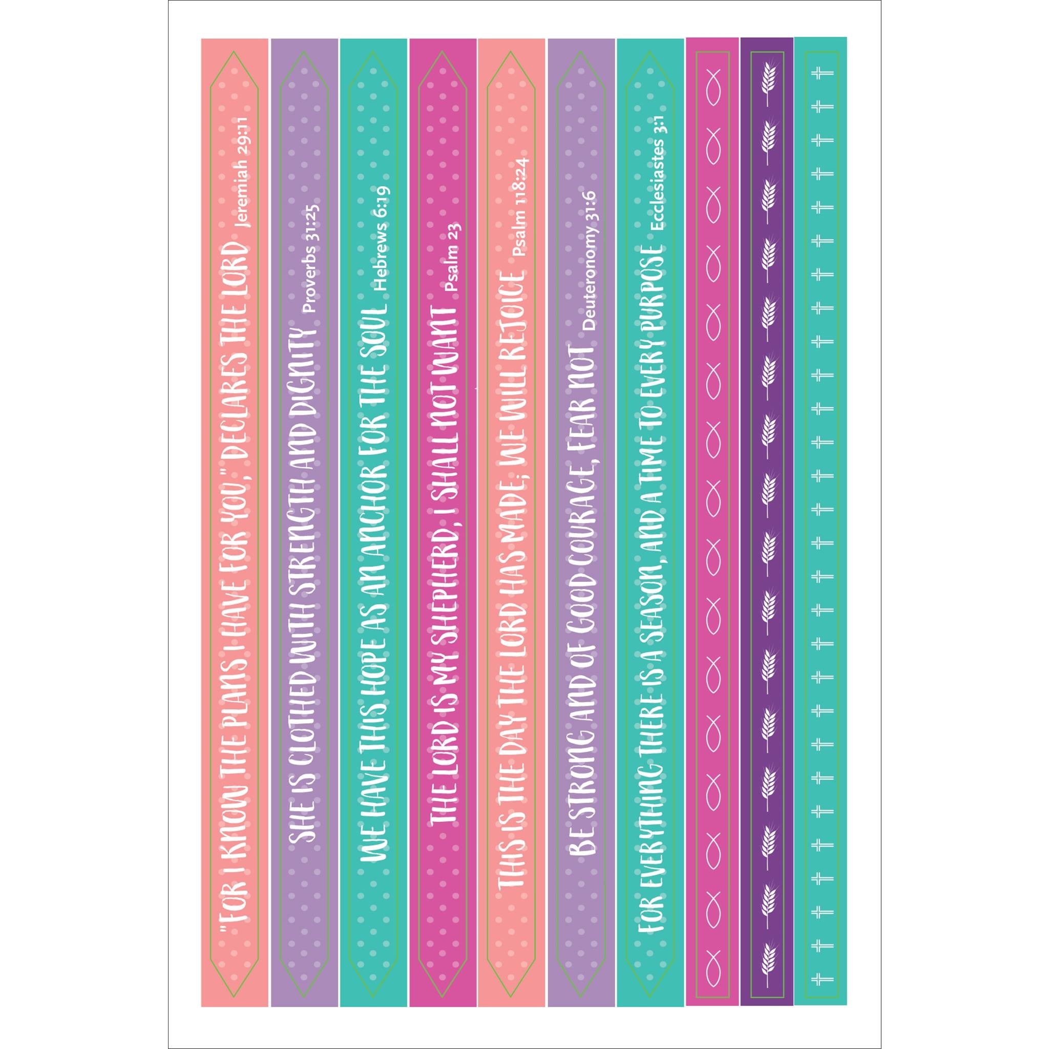 Bible Planner Stickers