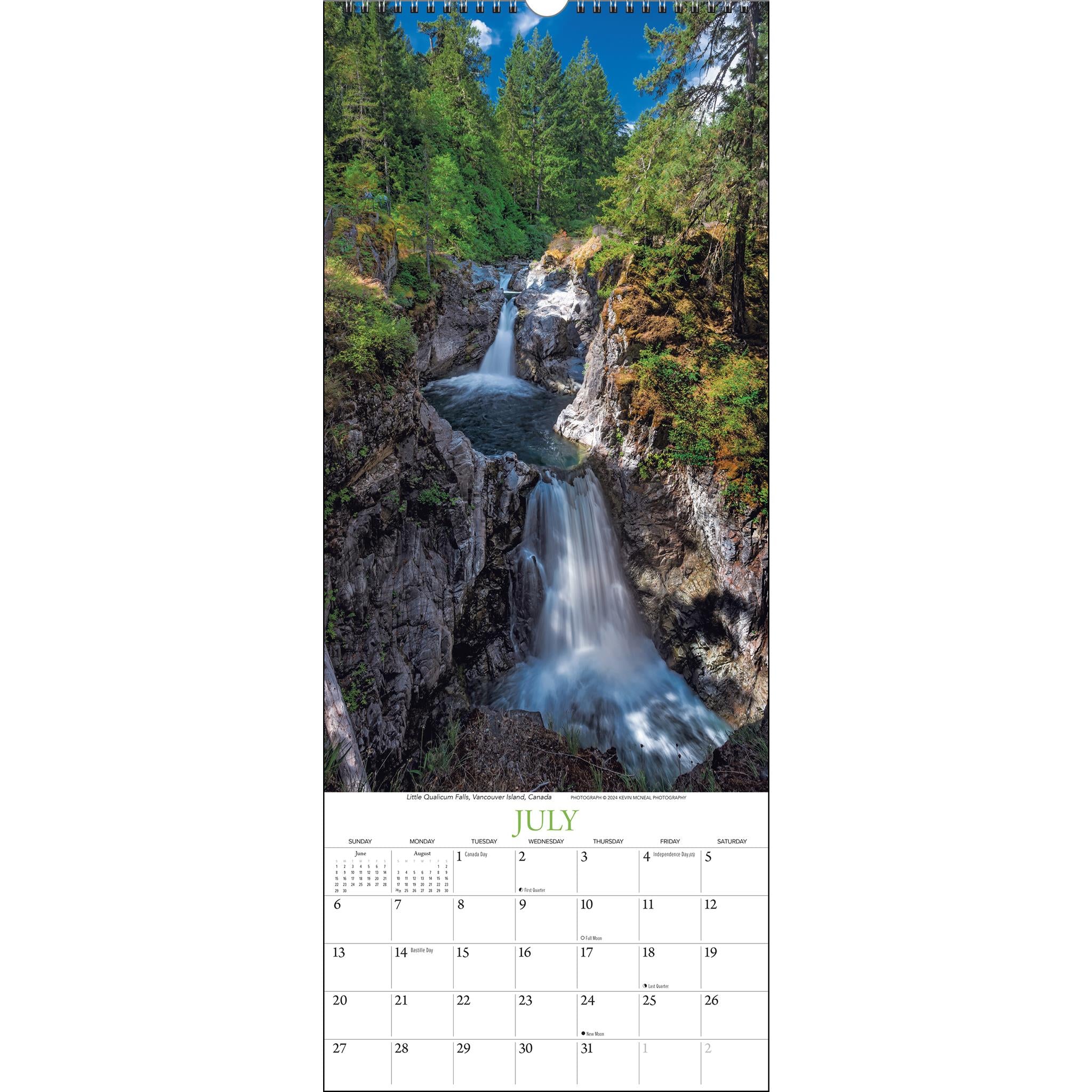 Falling Waters Poster 2025 Calendar