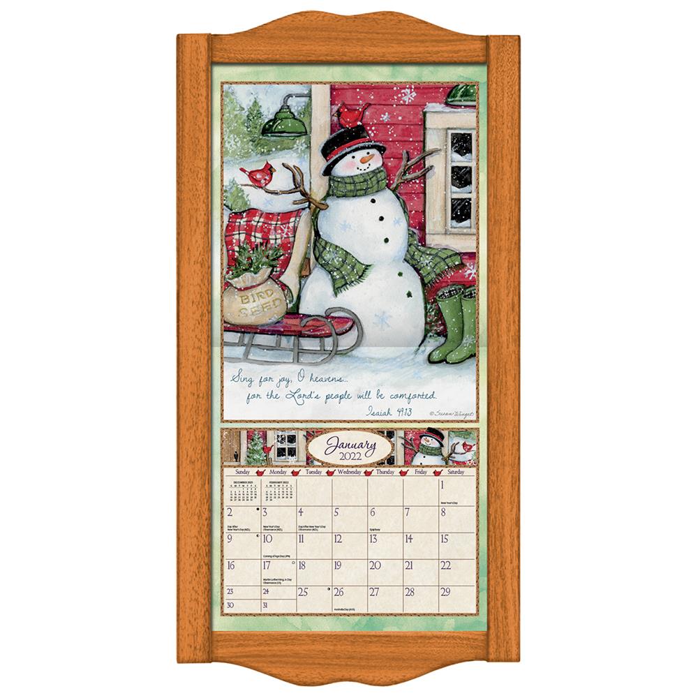 Saddle Slim Calendar Frame