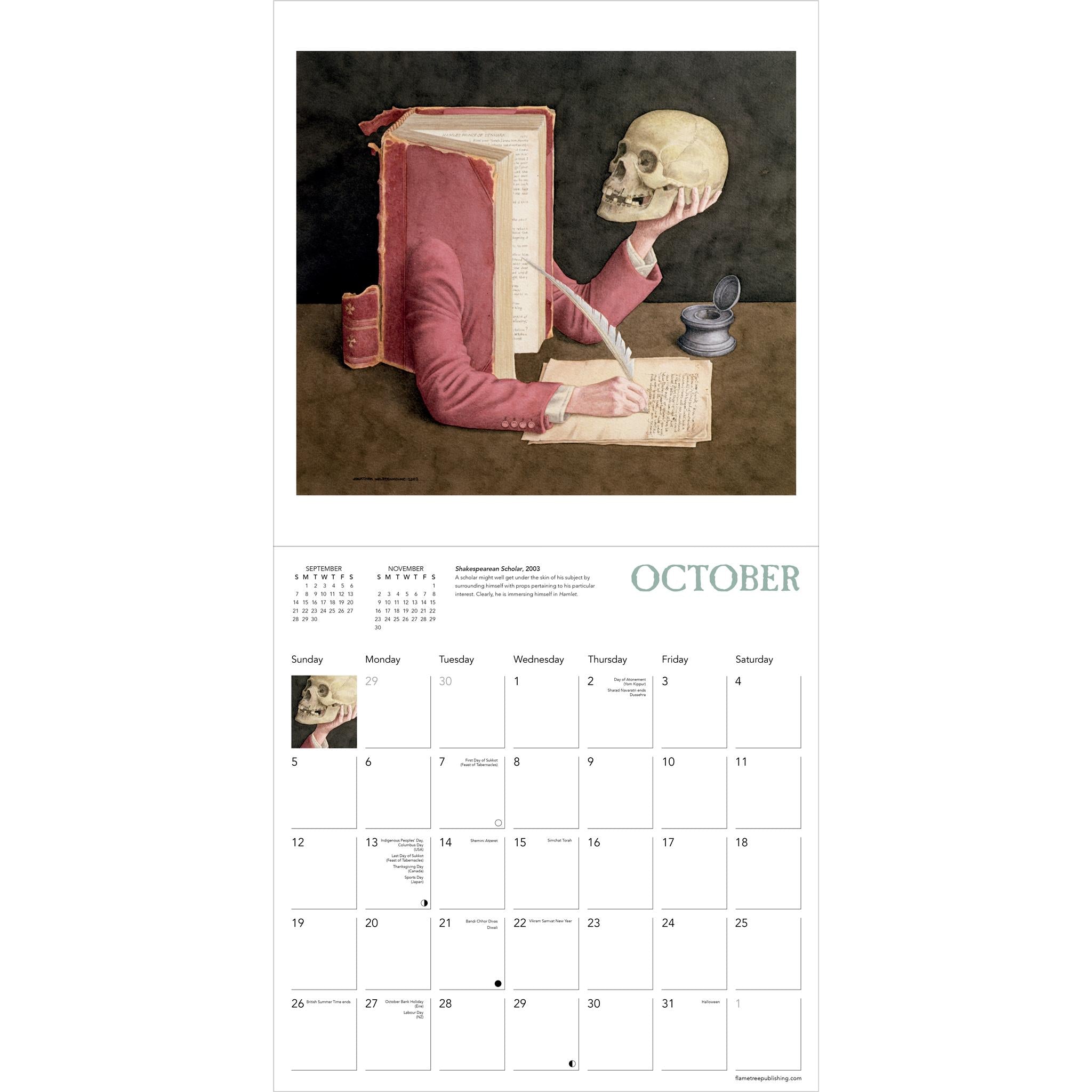 Jonathan Wolstenholme Wall 2025 Calendar - Online Exclusive