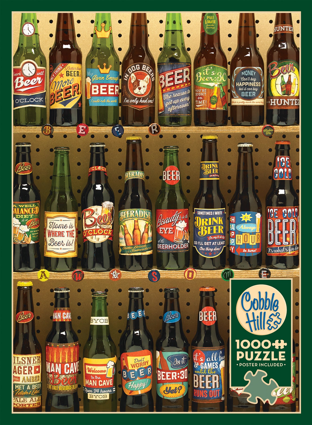 Beer Collection 1000 Piece Puzzle - Online Exclusive