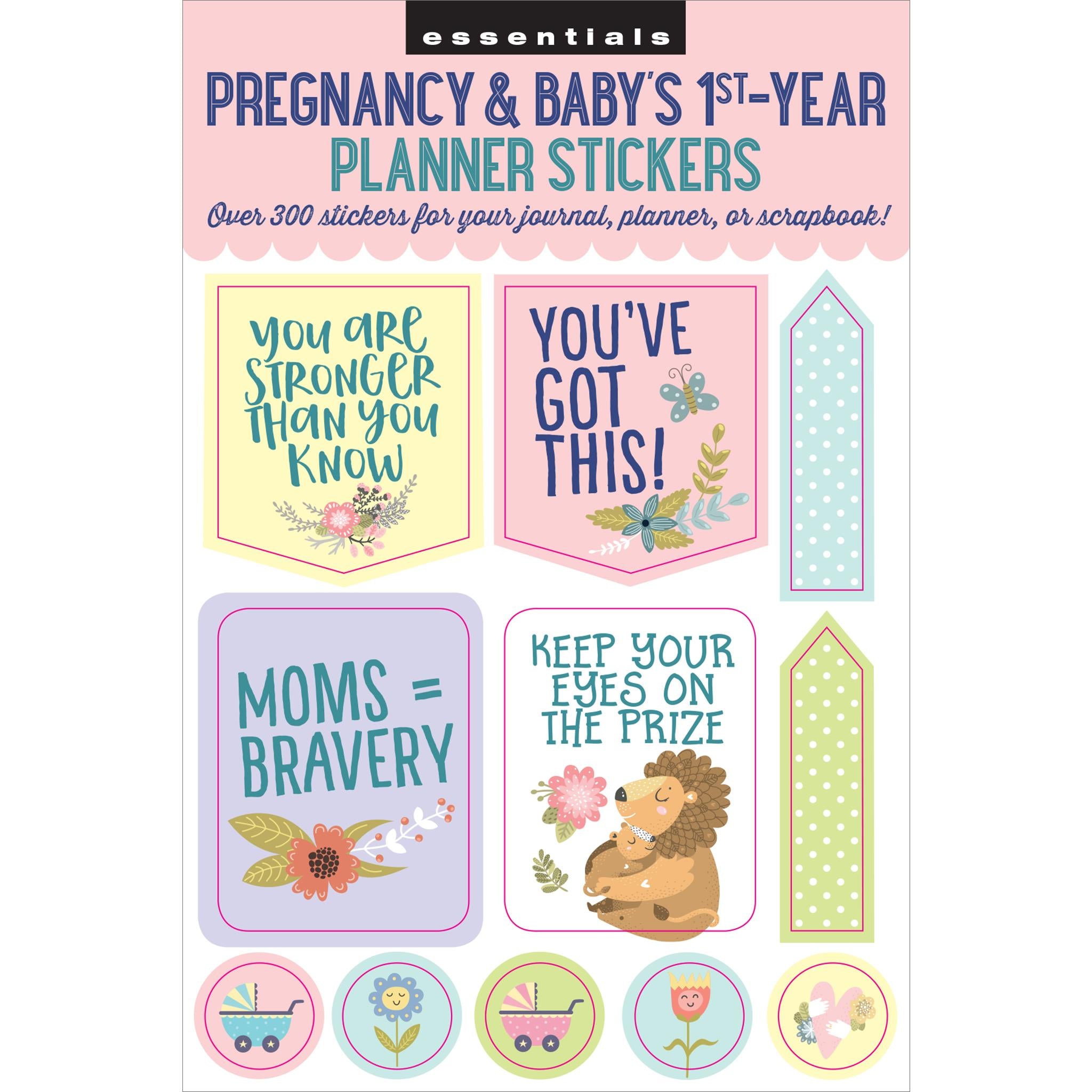 Pregnancy and Babys 1st Year Planner Stickers