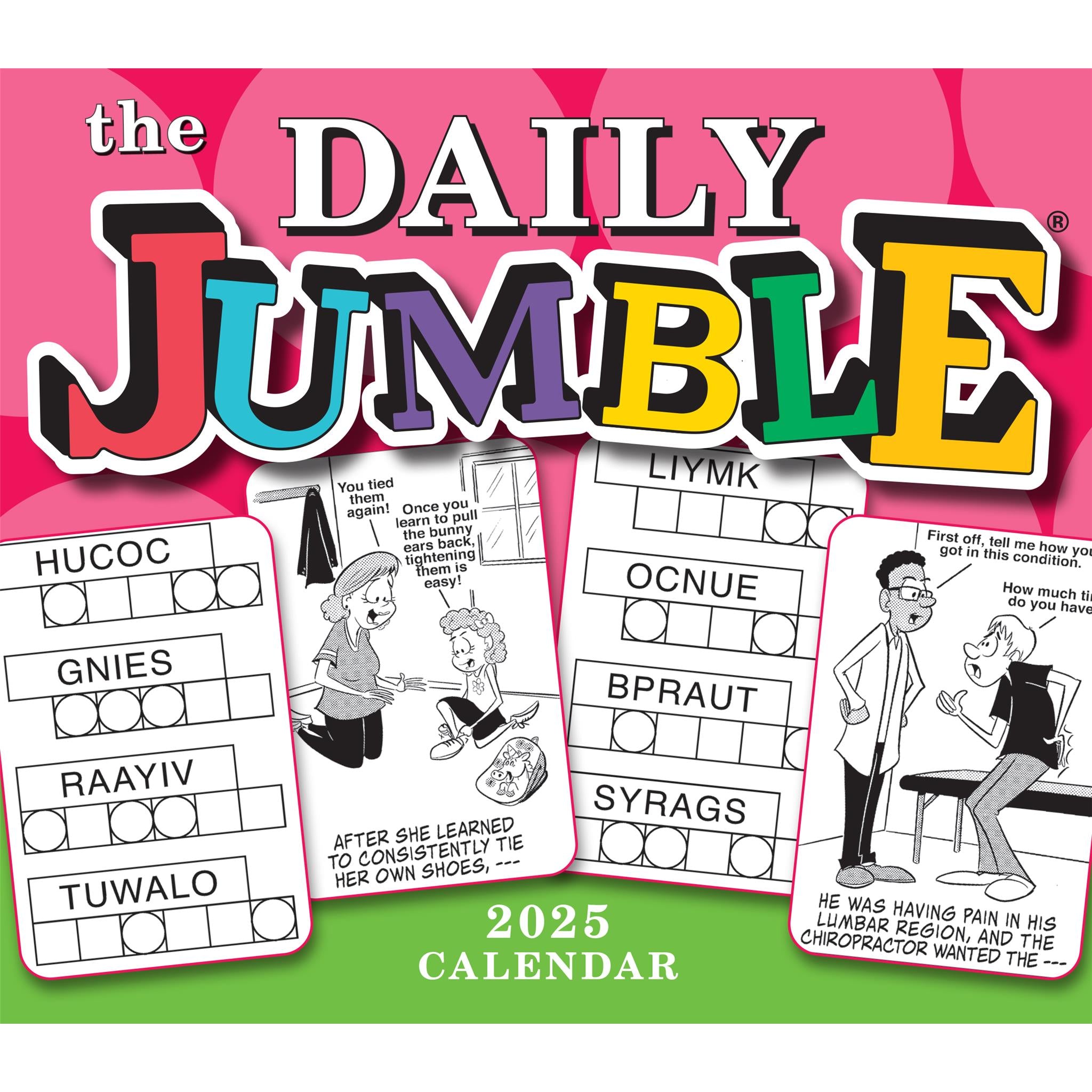 Daily Jumble Box 2025 Calendar