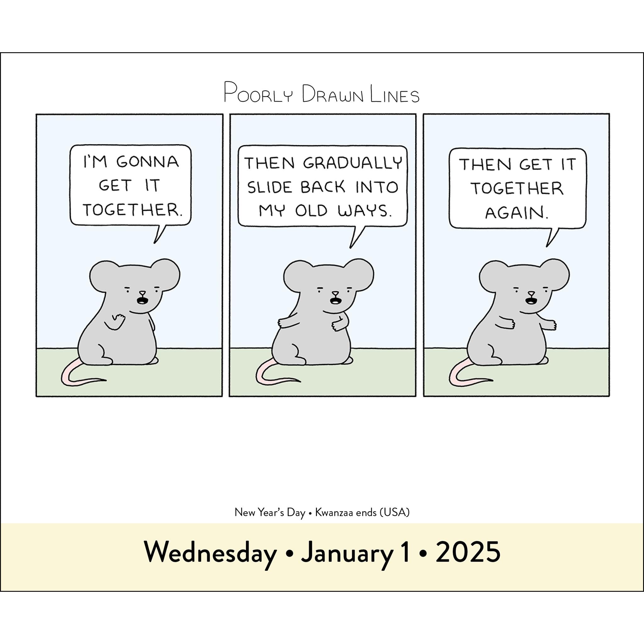 Poorly Drawn Lines Box 2025 Calendar - Online Exclusive