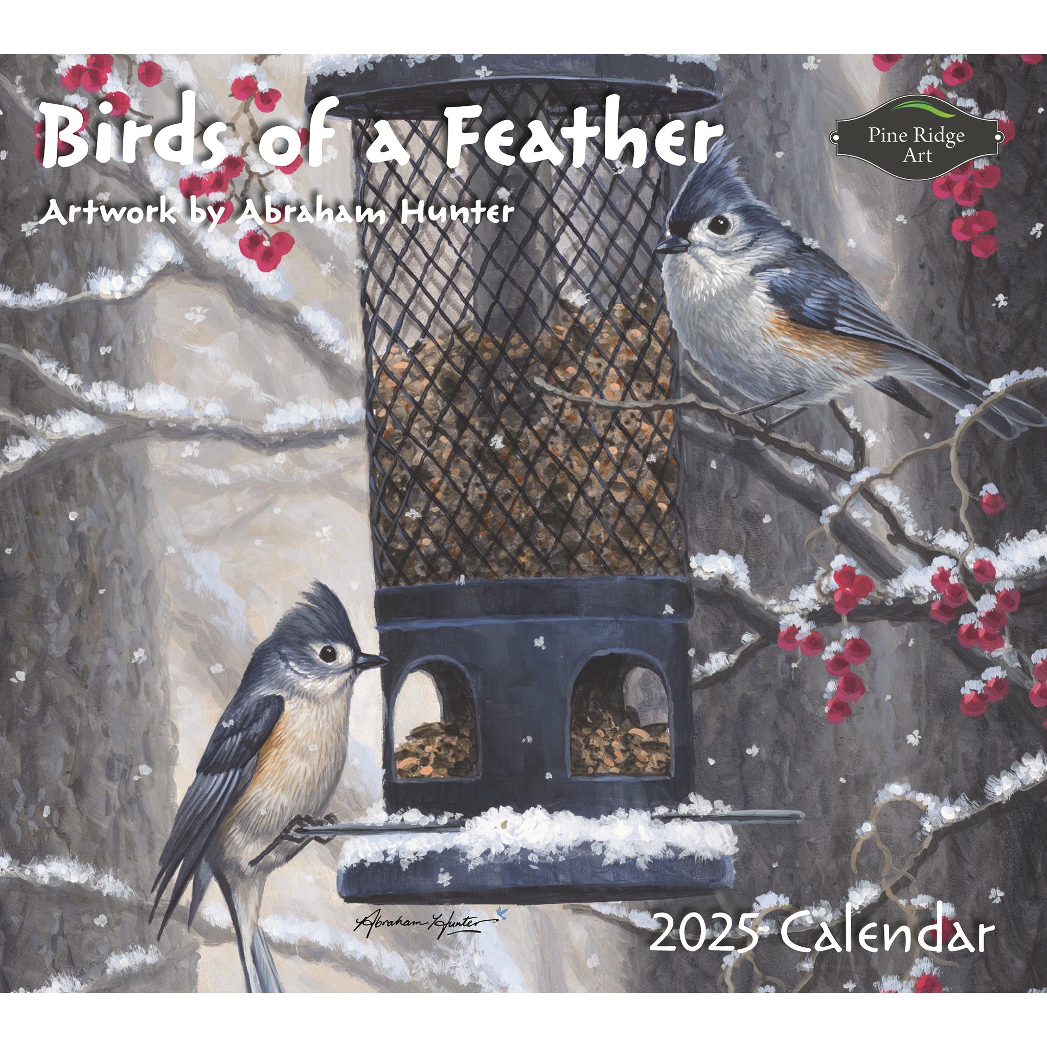 Birds Of A Feather Wall 2025 Calendar