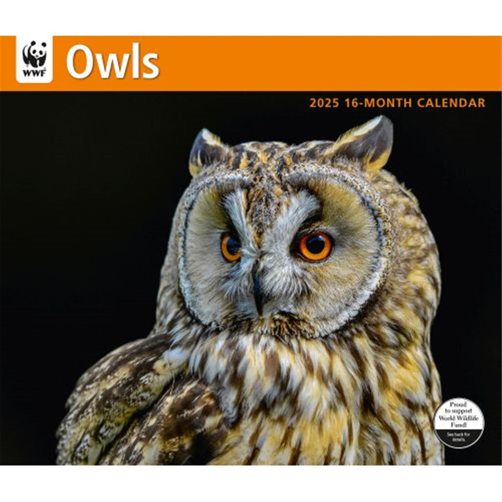 Owls World Wildlife Fund Wall 2025 Calendar