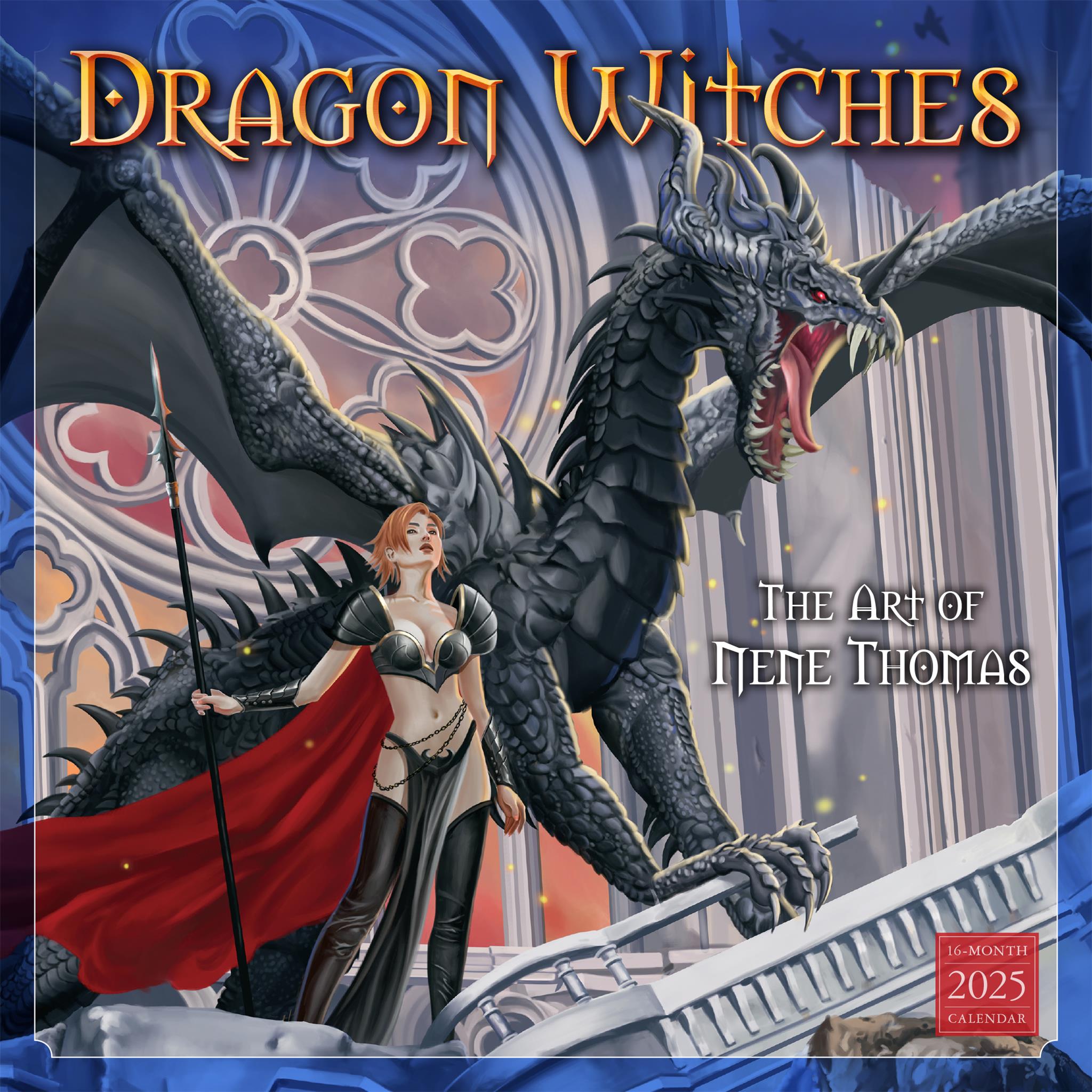 Dragon Witches Wall 2025 Calendar