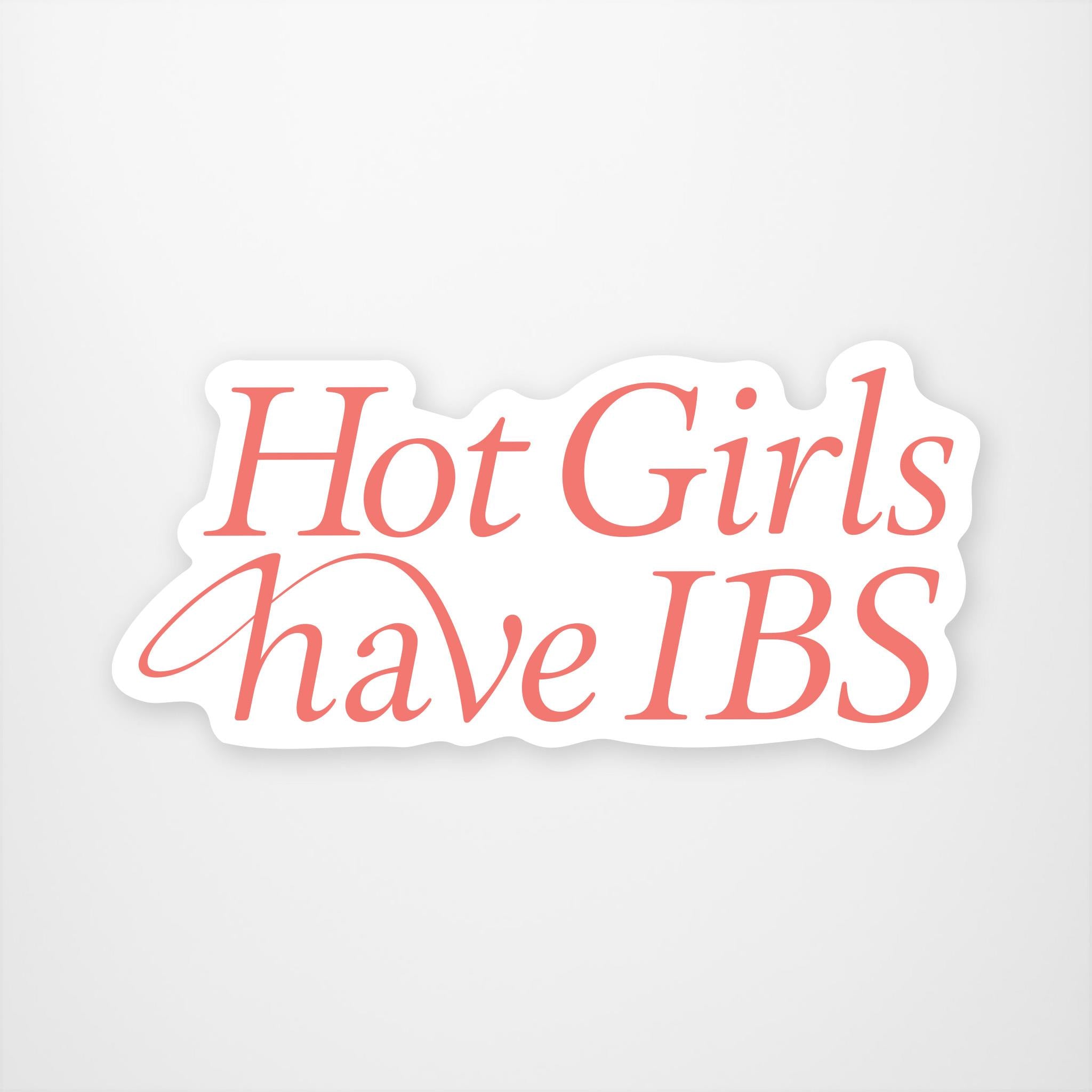 Hot Girls IBS Vinyl Sticker