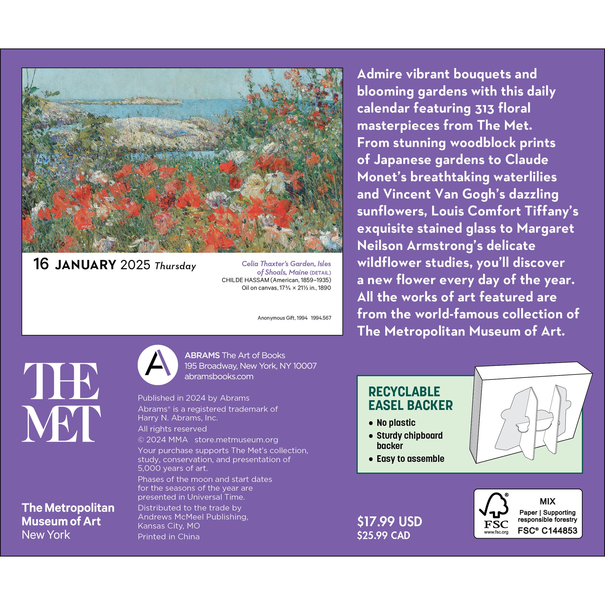 Art Of Flowers Box 2025 Calendar - Online Exclusive