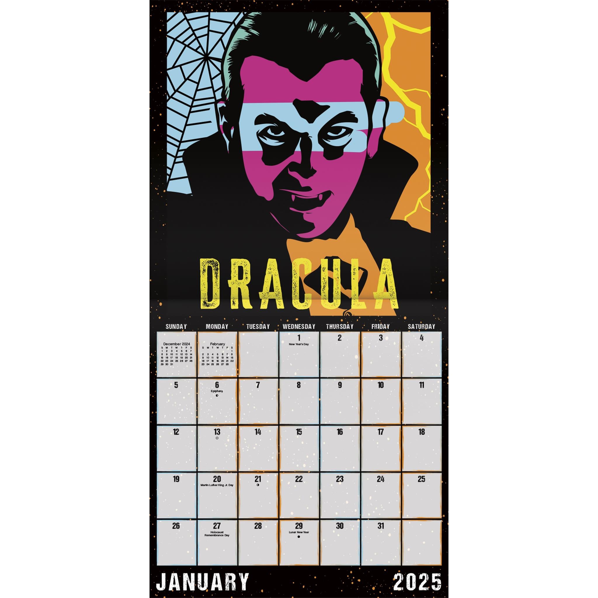 Universal Monsters Wall 2025 Calendar - Online Exclusive