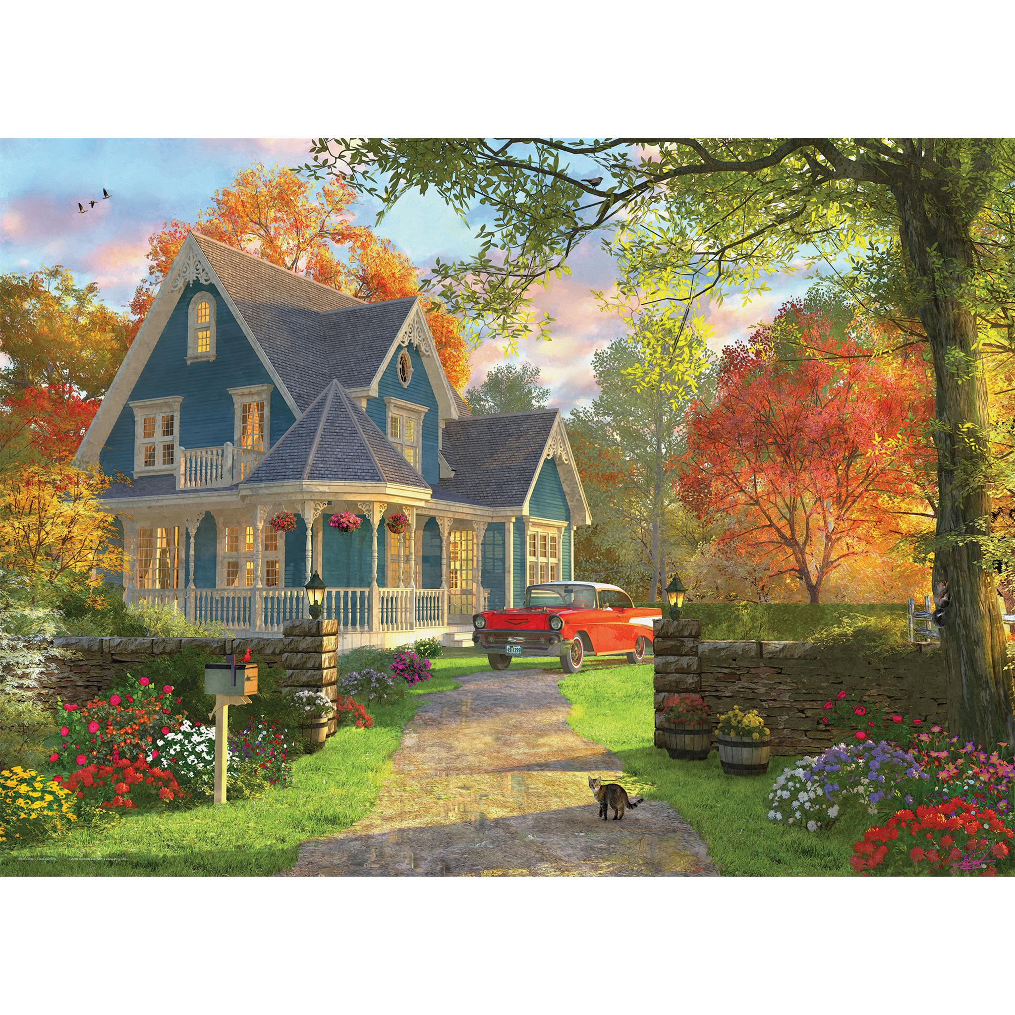 The Blue Country House Exclusive 1000 Piece Puzzle