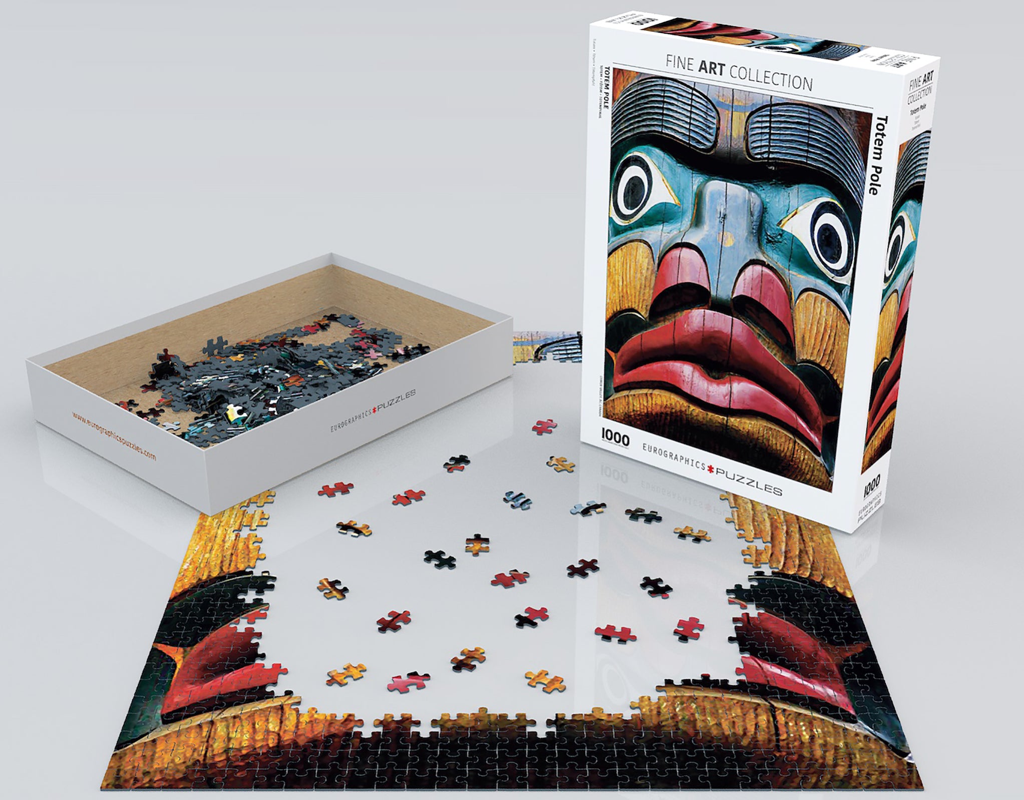 Totem Pole 1000 Piece Puzzle - Online Exclusive