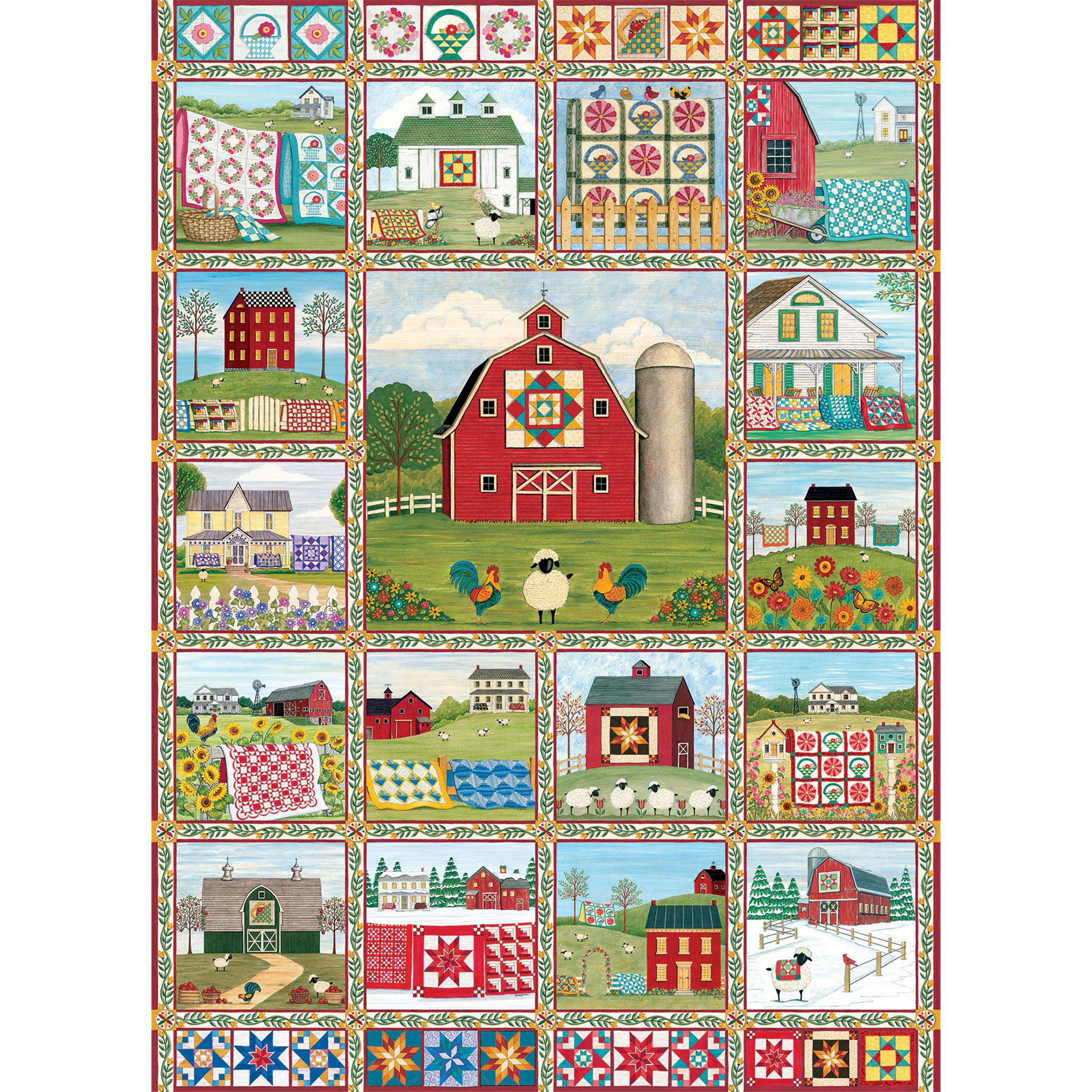 Quilt Country 1000 Piece Puzzle Cobble Hill