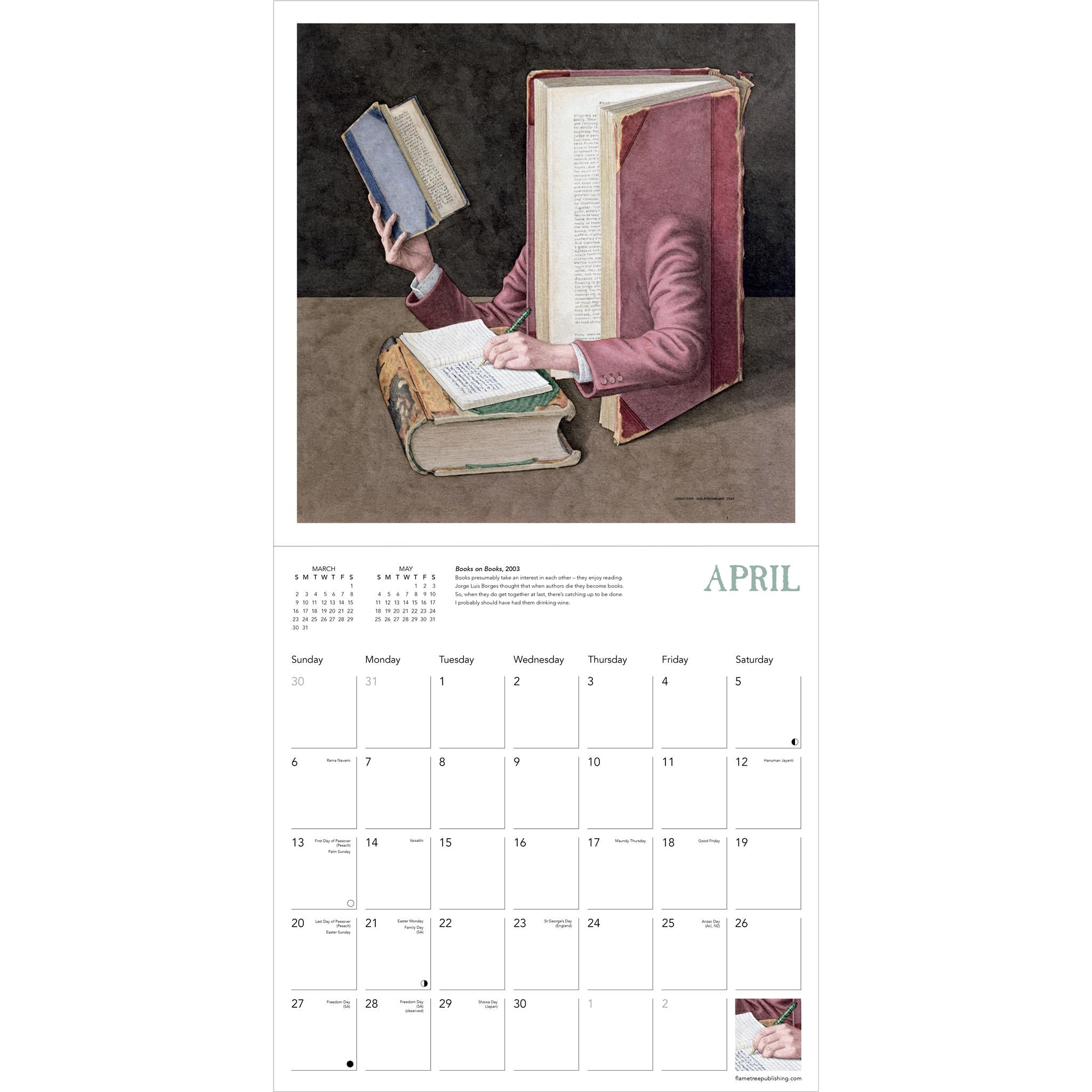 Jonathan Wolstenholme Wall 2025 Calendar - Online Exclusive