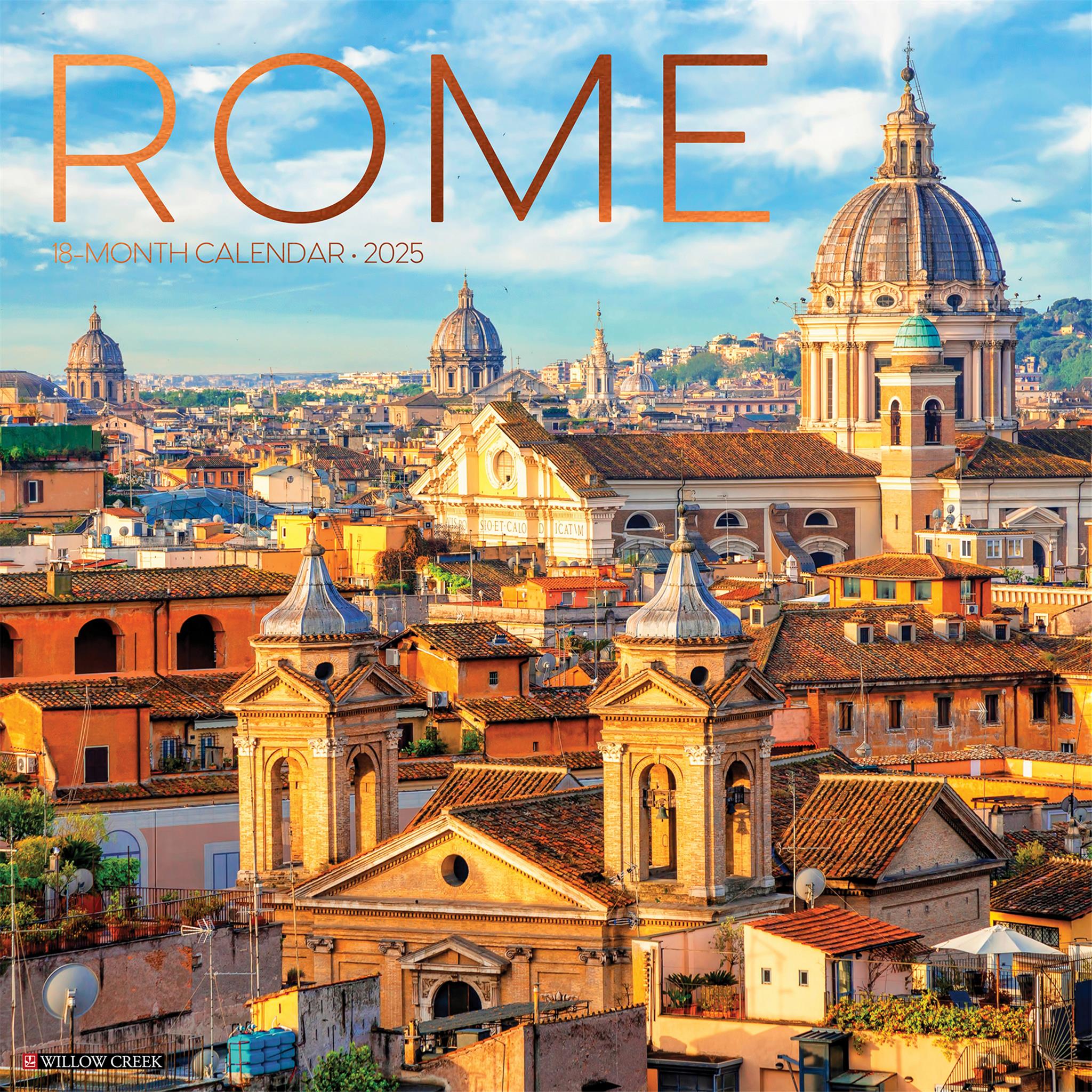 Rome Wall 2025 Calendar - Online Exclusive