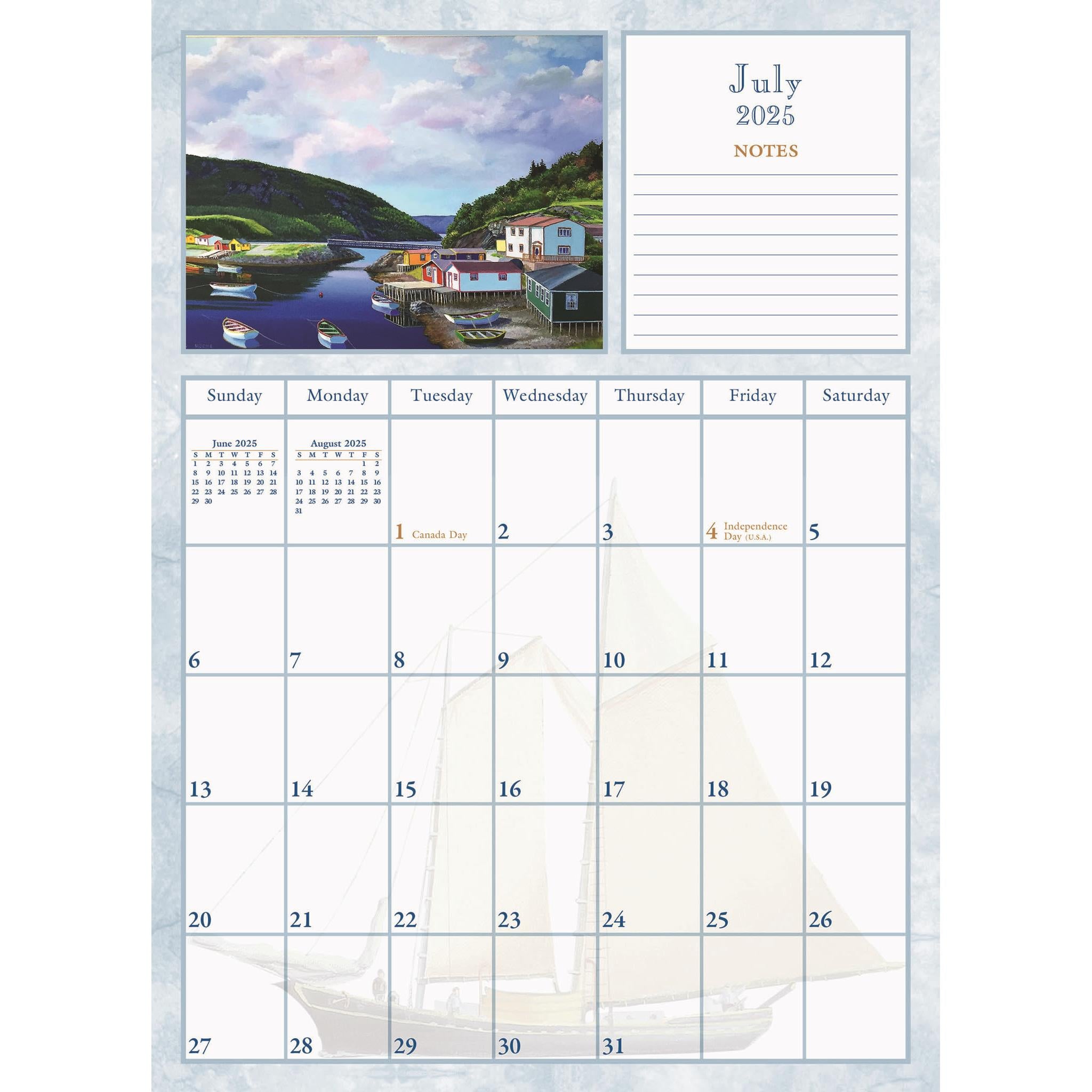 Newfoundland Mini 2025 Calendar