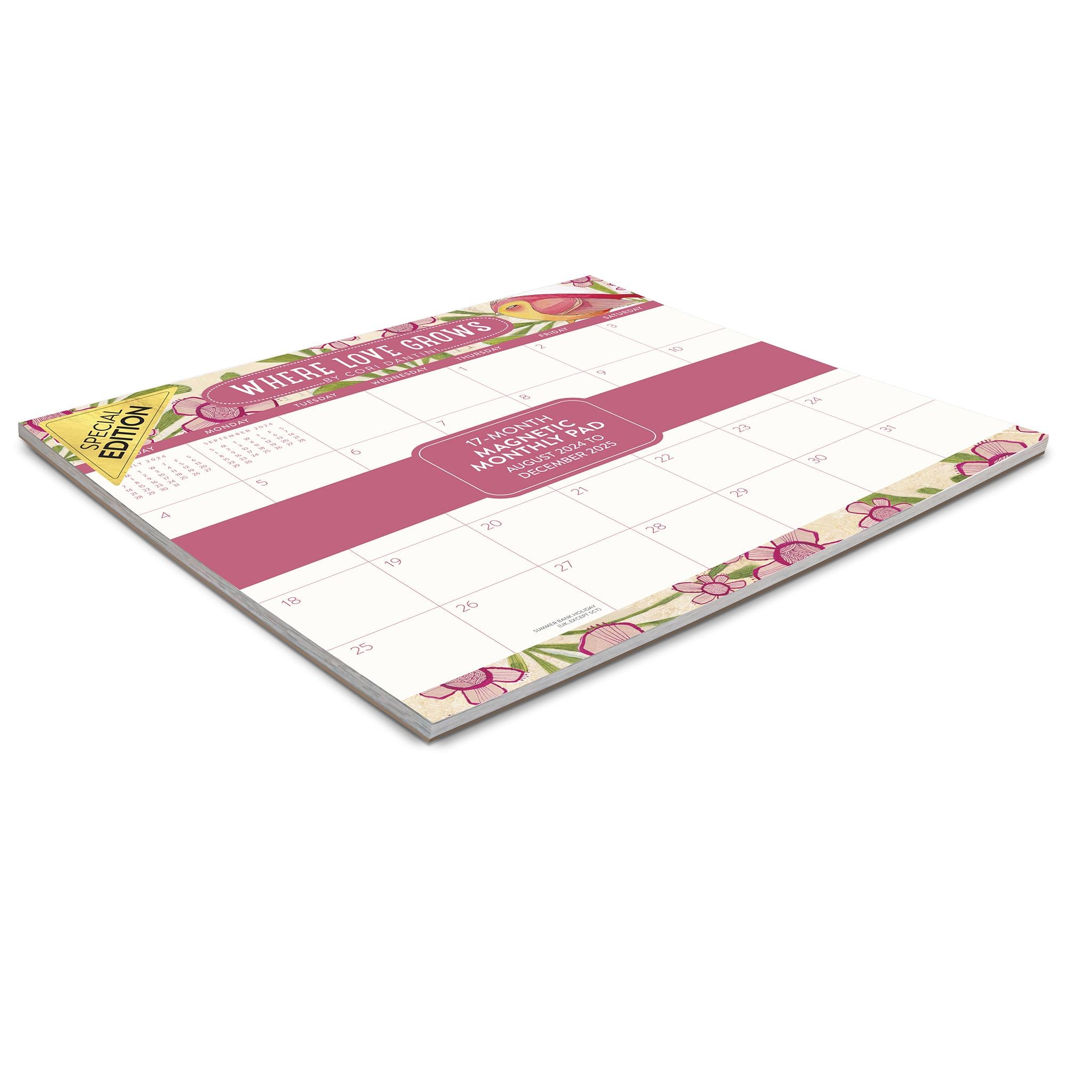 Where Love Grows Magnetic Pad Mini Exclusive 2025 Calendar