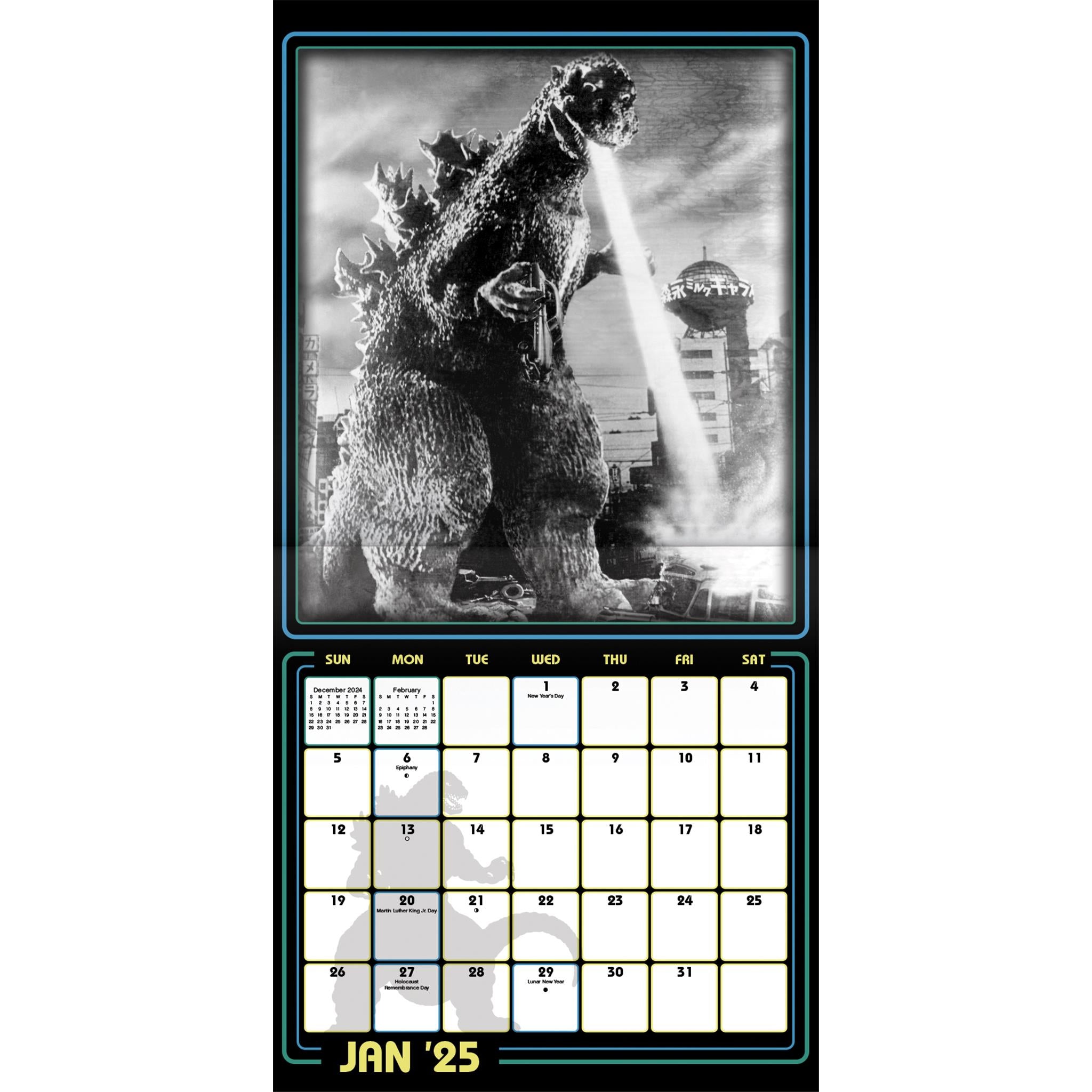 Godzilla Classic Wall 2025 Calendar - Online Exclusive