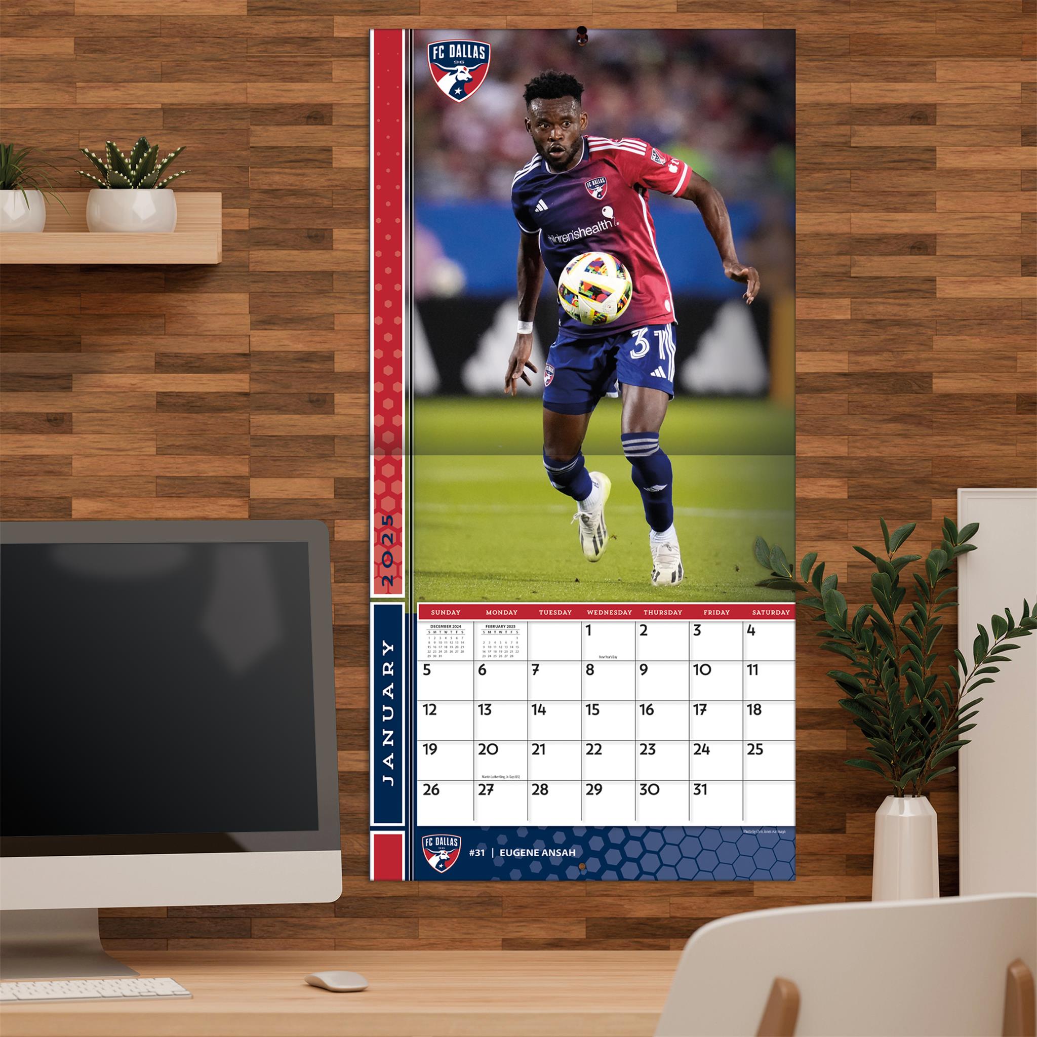 MLS Dallas Wall 2025 Calendar - Online Exclusive