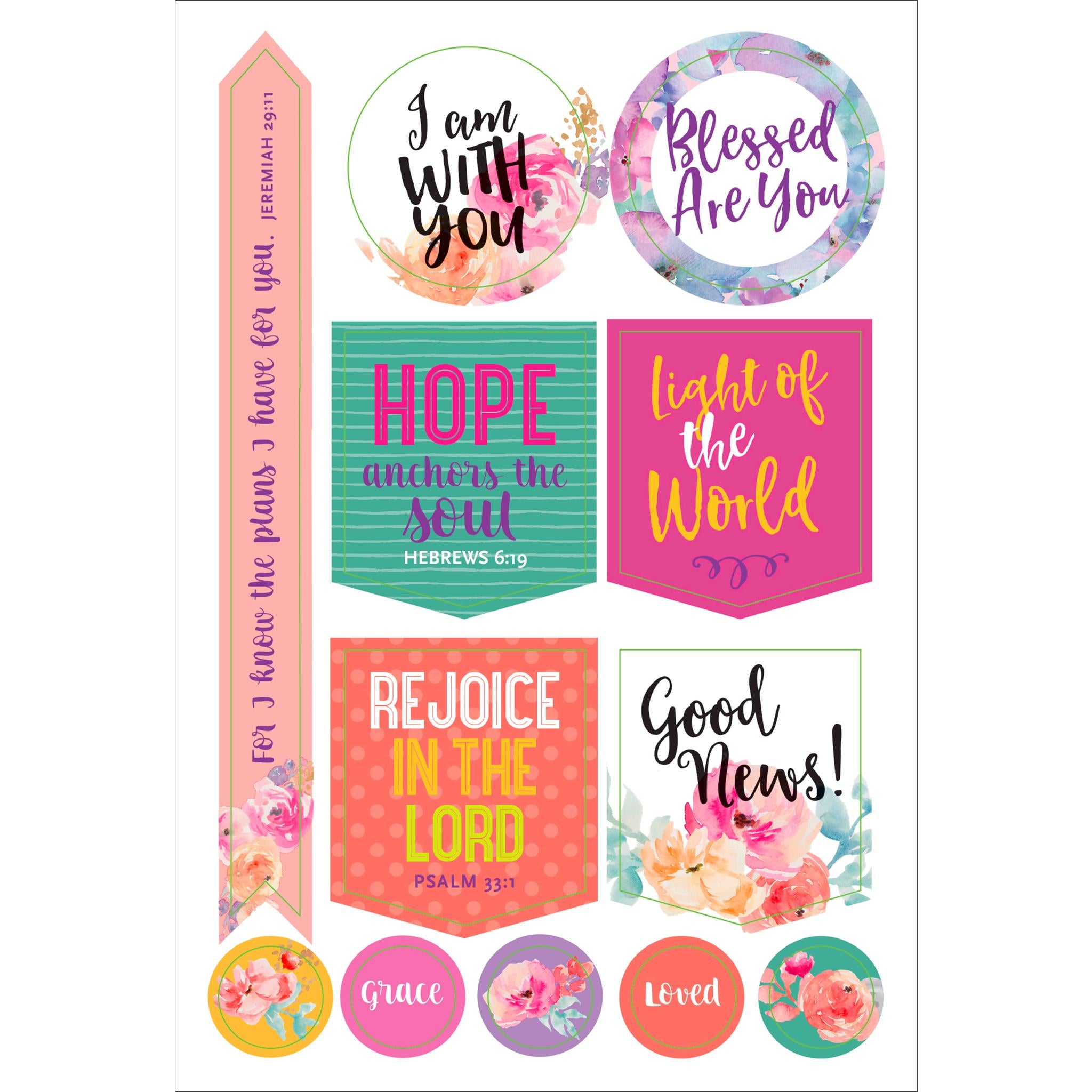 Faith Planner Stickers