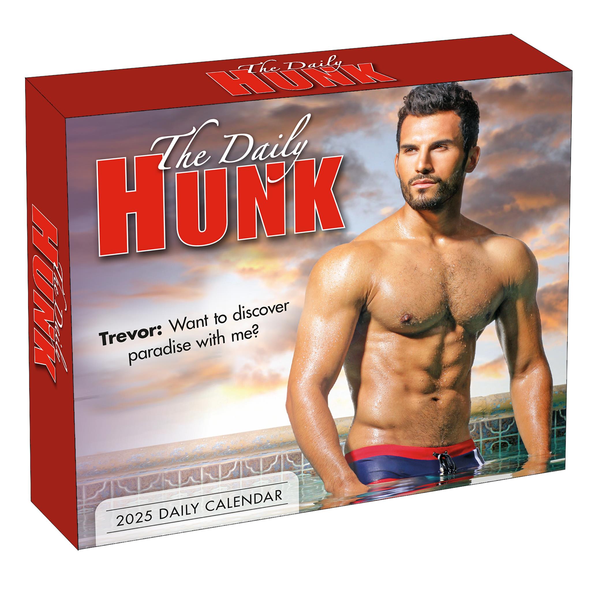 Daily Hunk Box 2025 Calendar