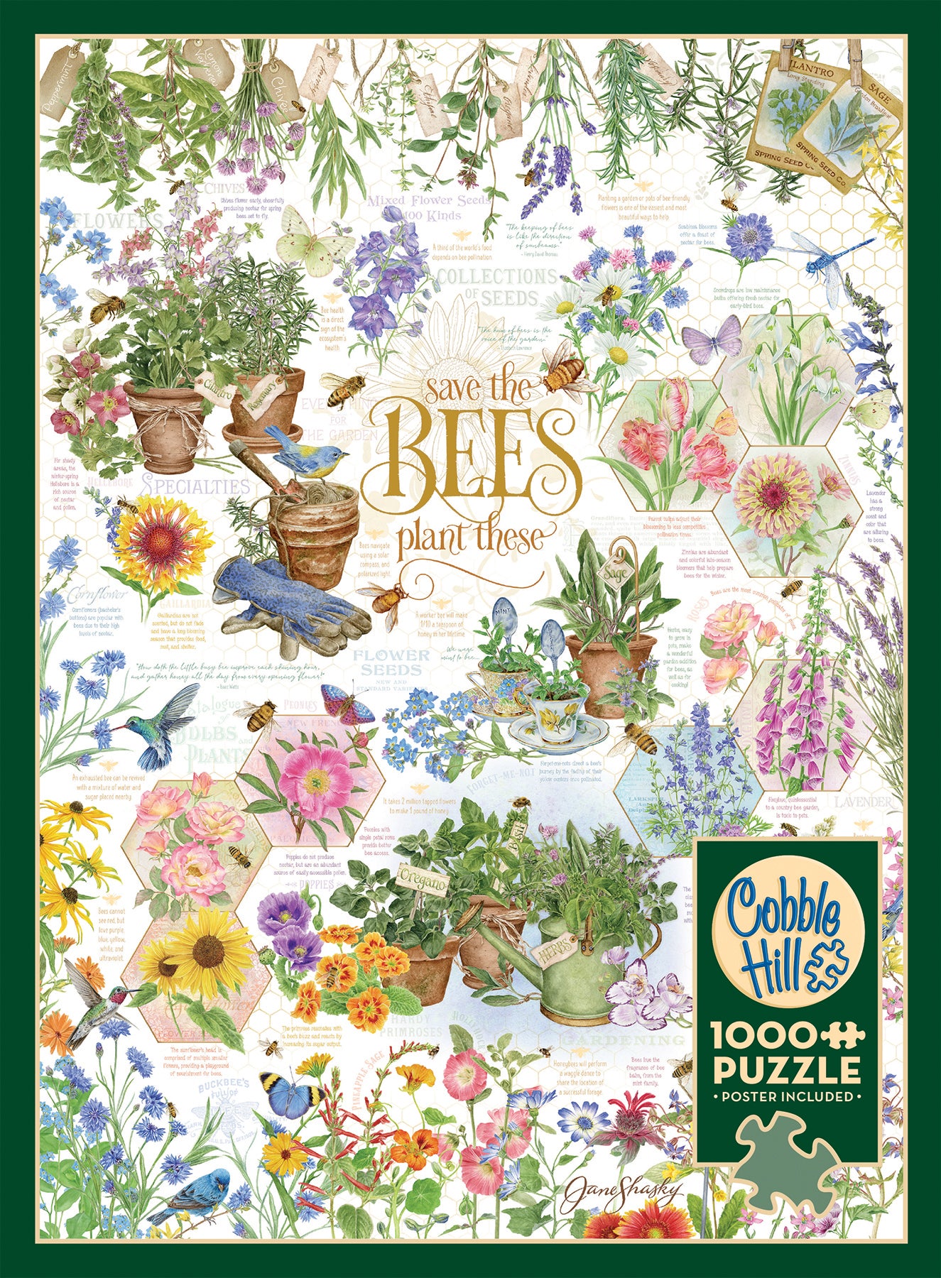 Save the Bees 1000 Piece Puzzle