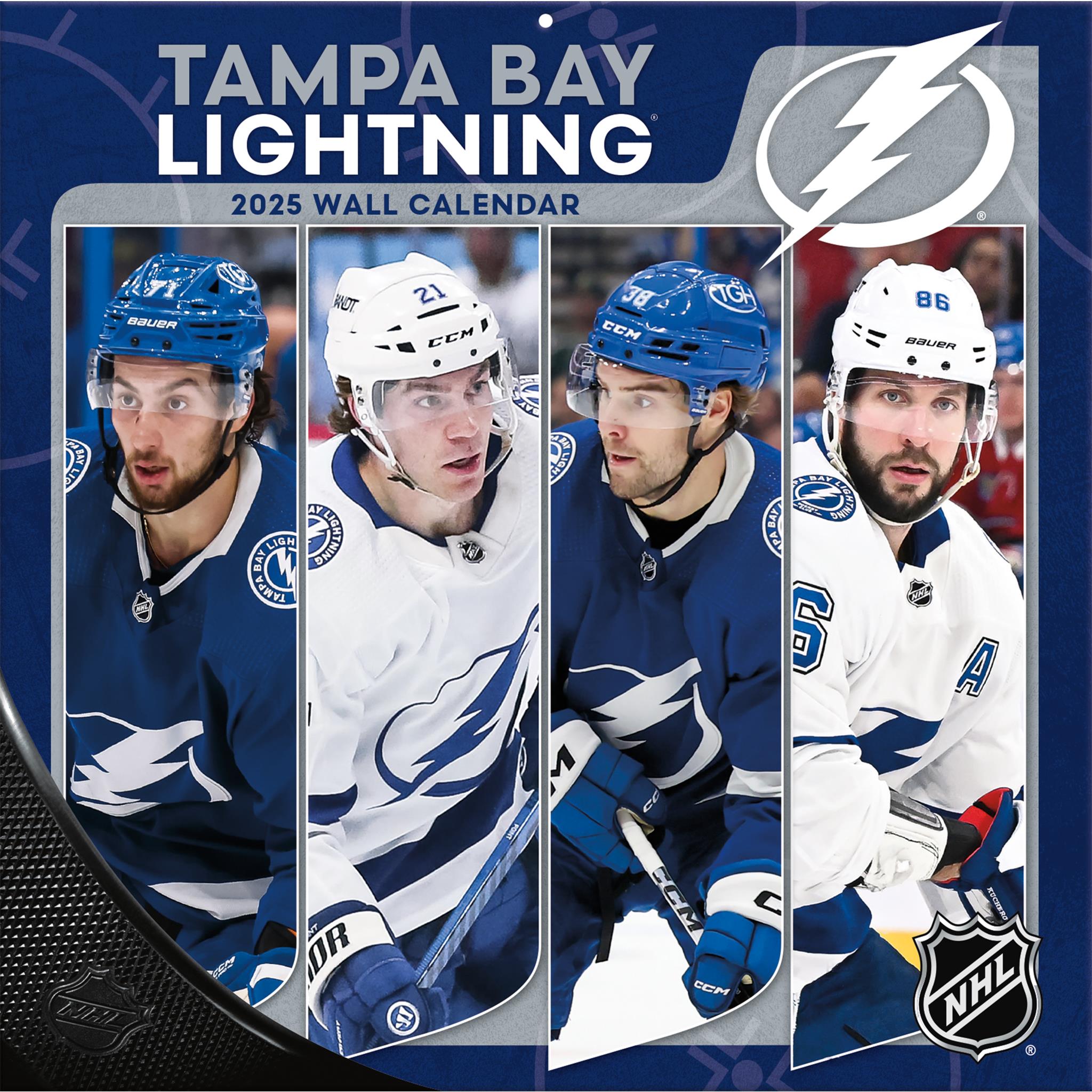 NHL Tampa Bay Lightning Wall 2025 Calendar - Online Exclusive