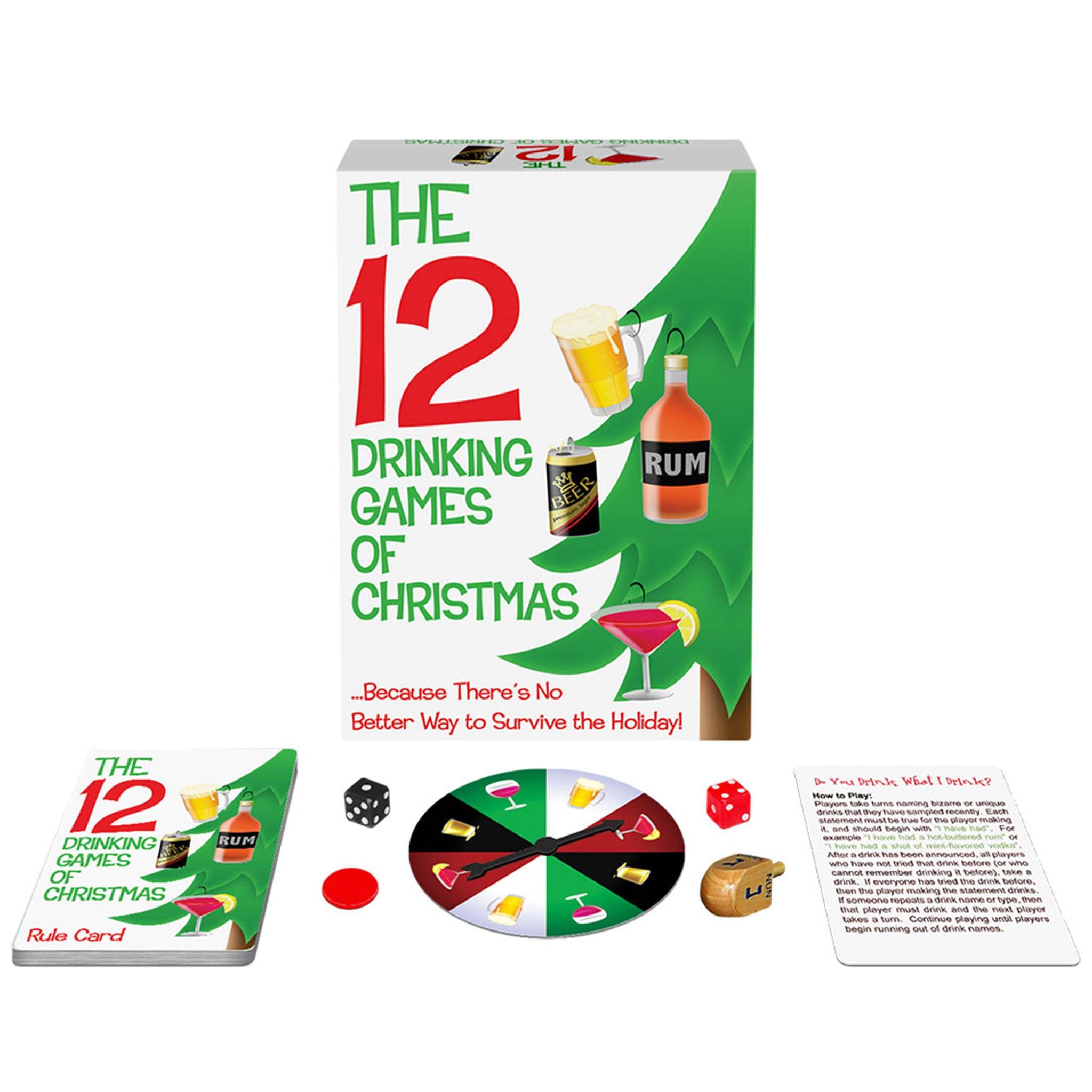 12 Drinking Games of Christmas Party Game