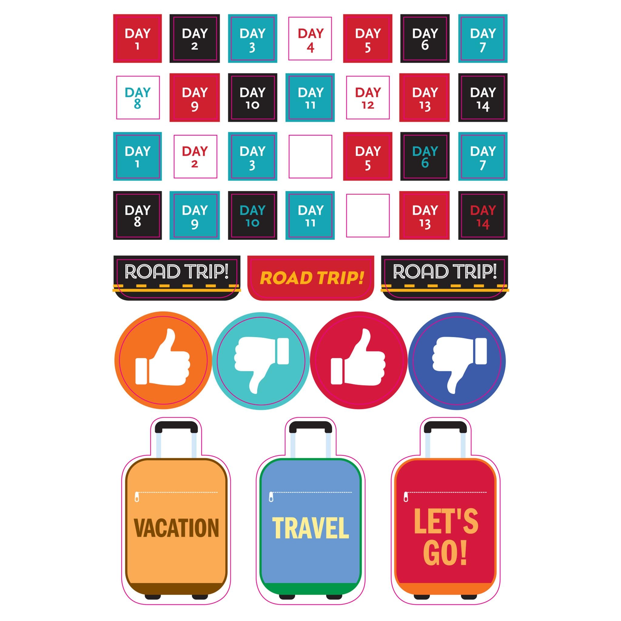 Travel Planner Stickers