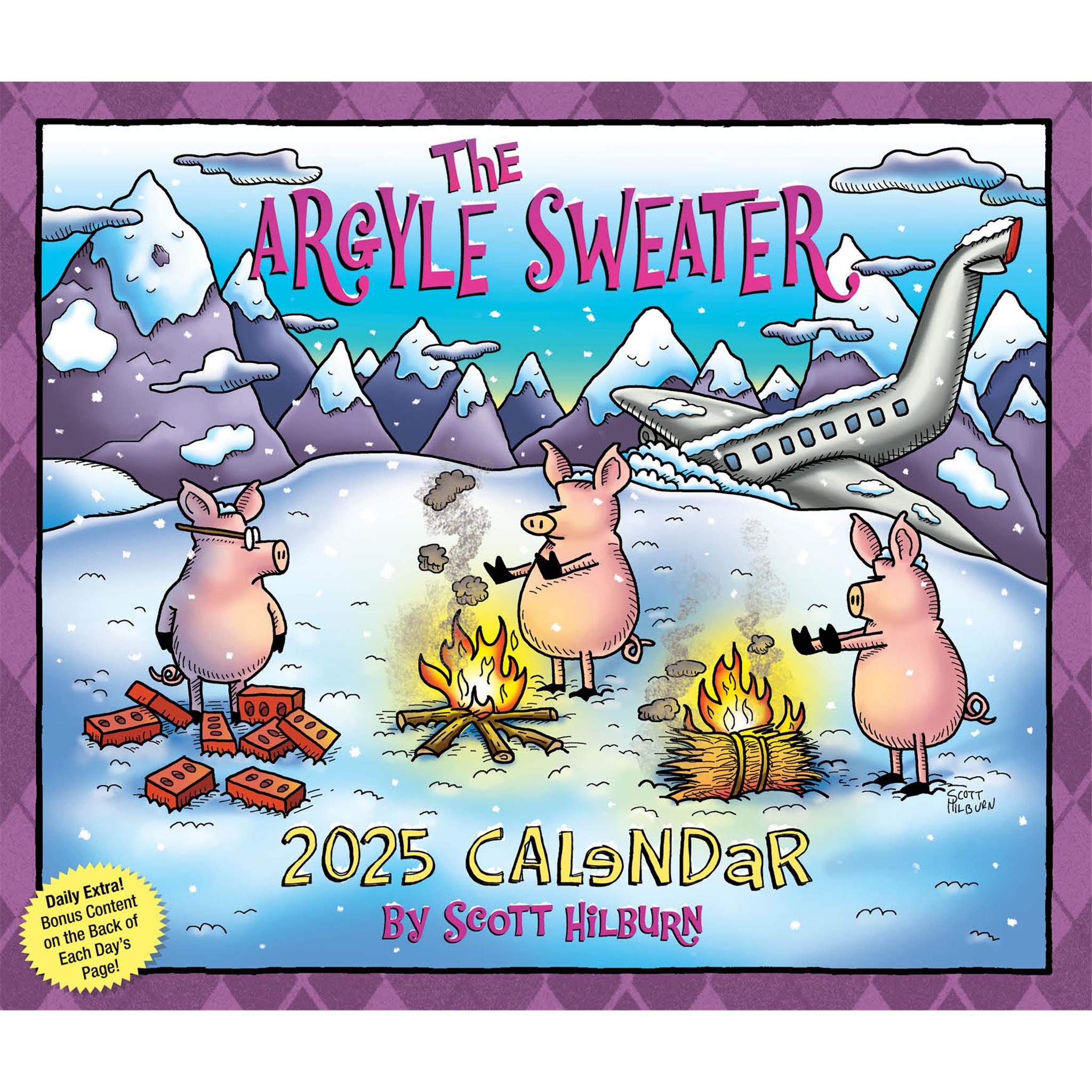 Argyle Sweater Box 2025 Calendar