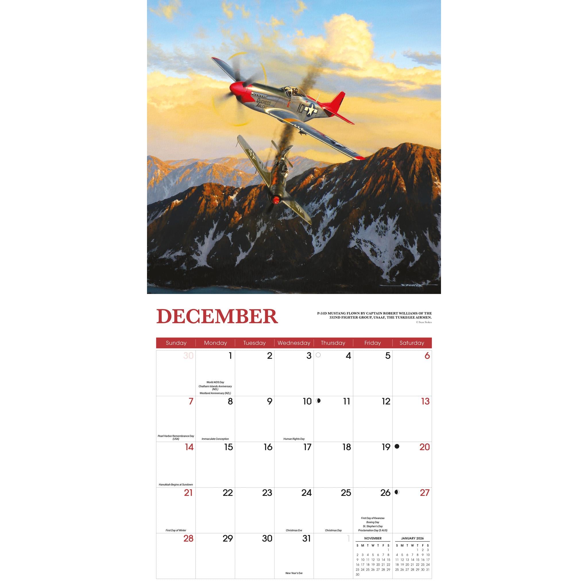 Aircraft Classic Wall Calendar