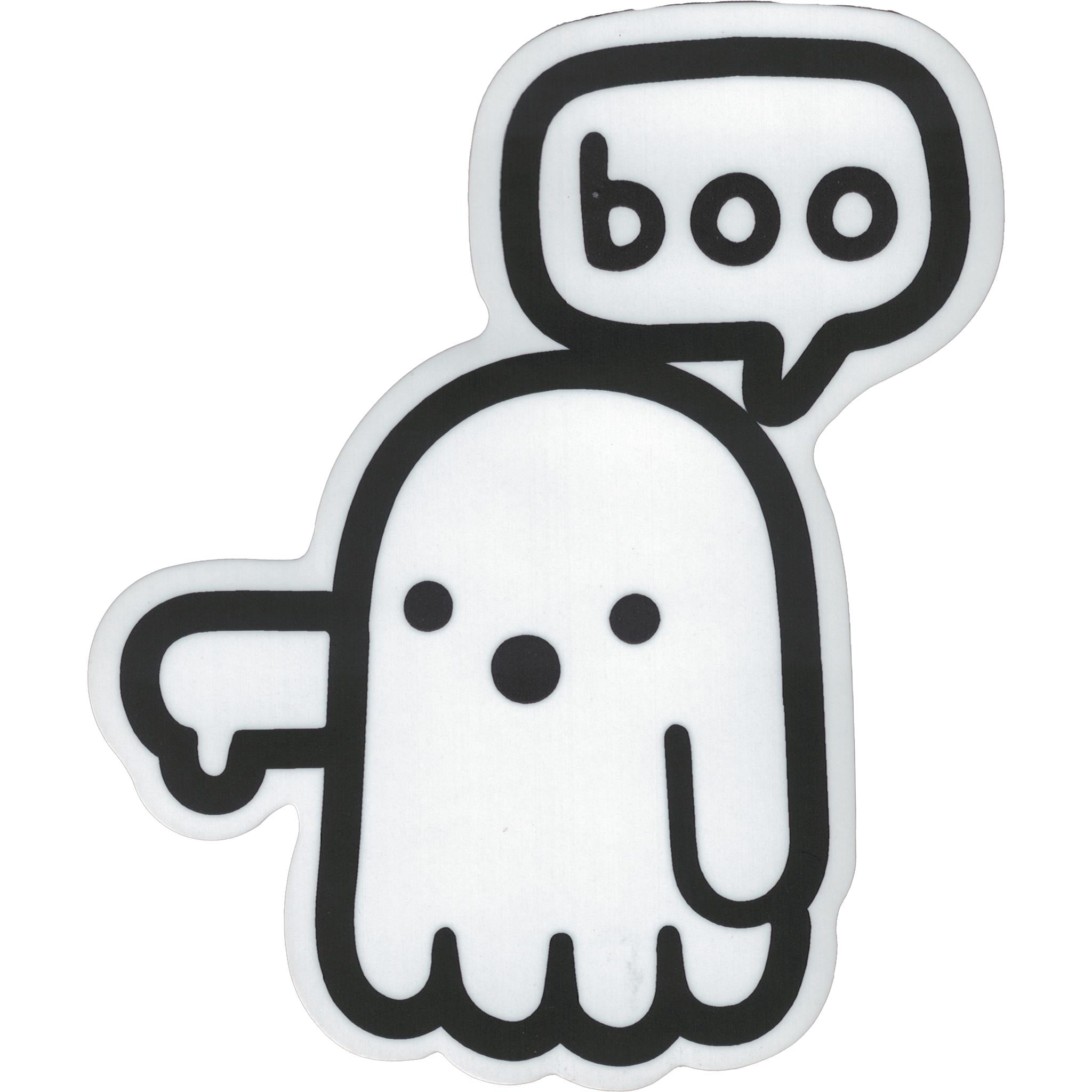 Boo Vinyl Sticker by | Calendar Club