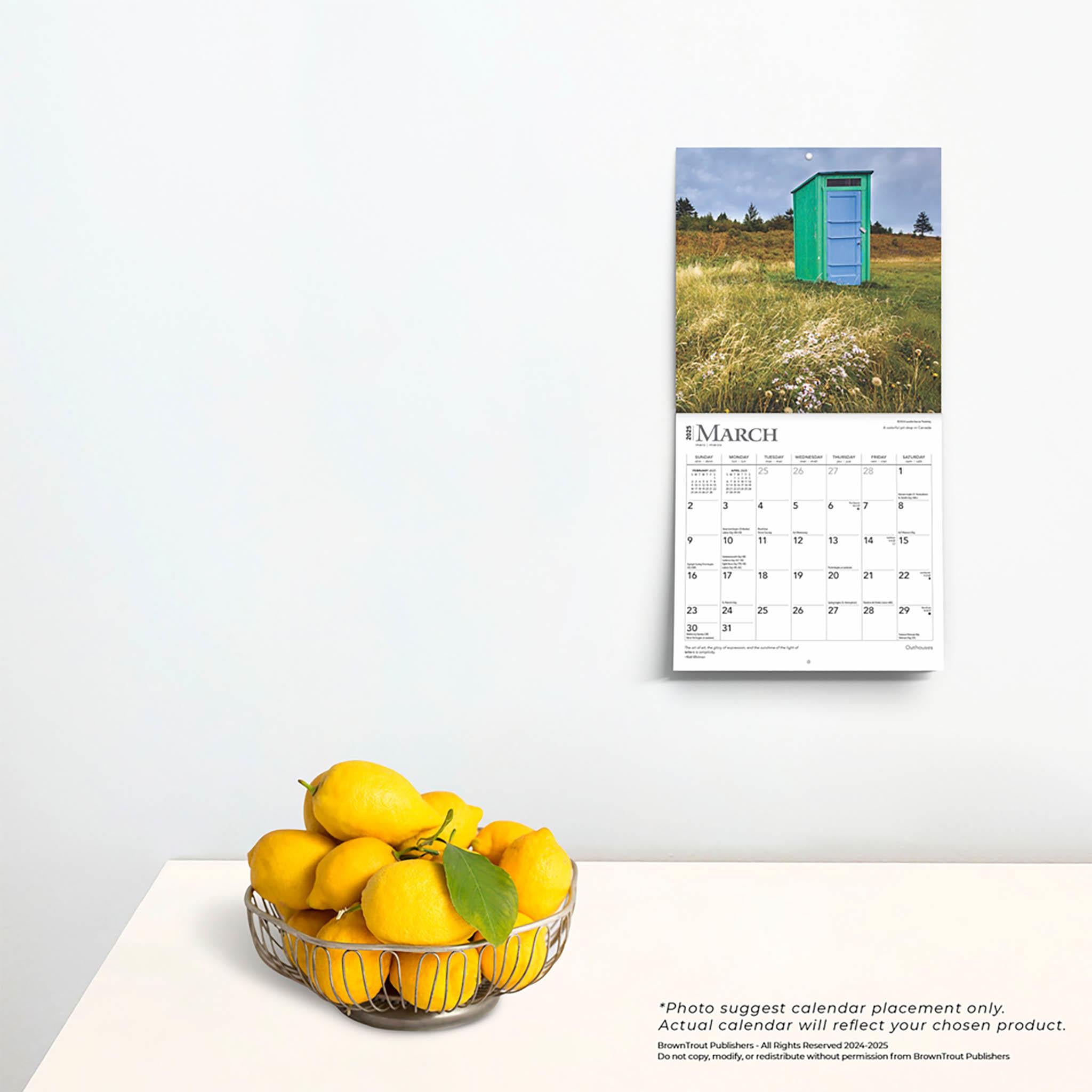 Outhouses Mini 2025 Calendar