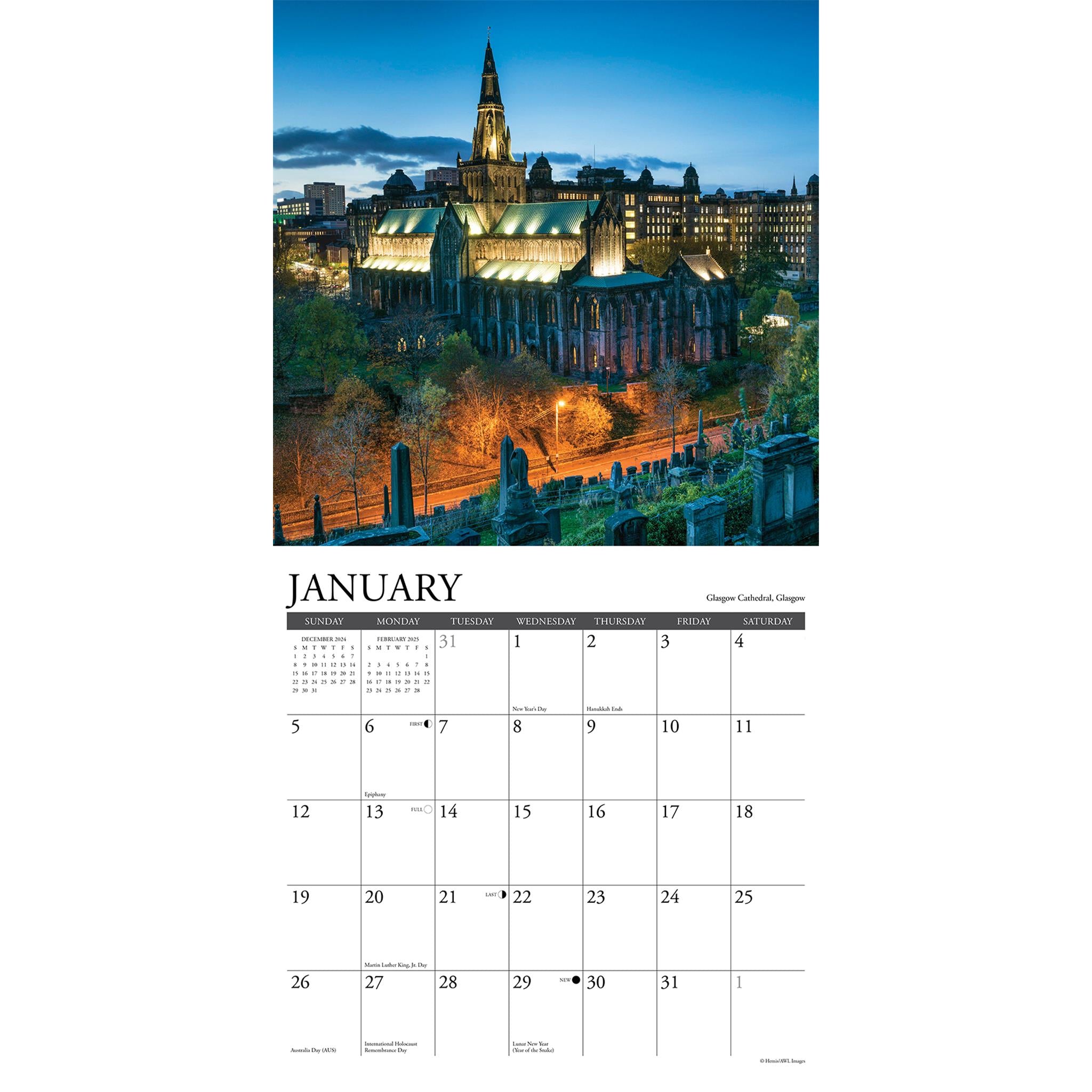 Scotland Wall 2025 Calendar - Online Exclusive